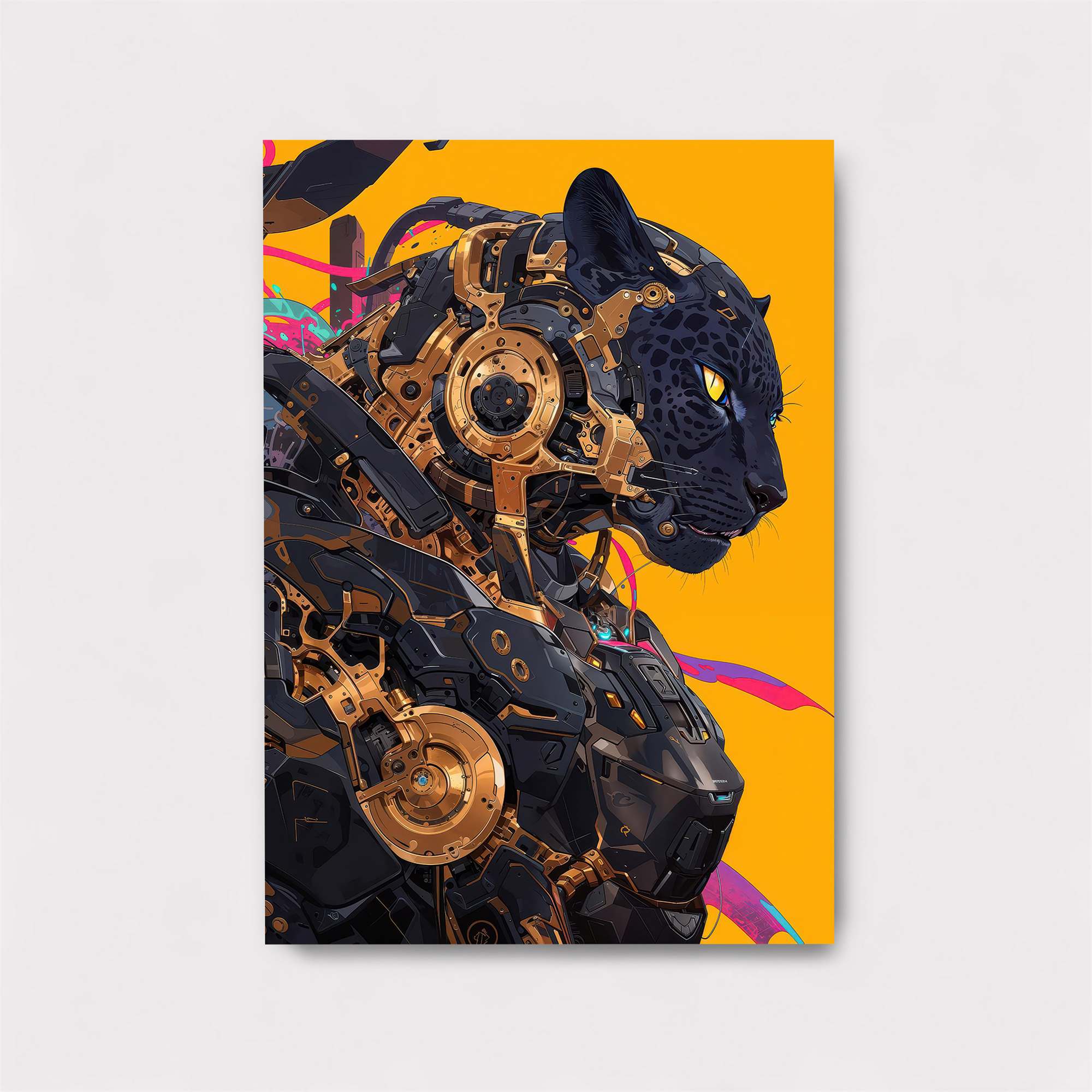 Cyber Panther Safe Wall Magnetic / M