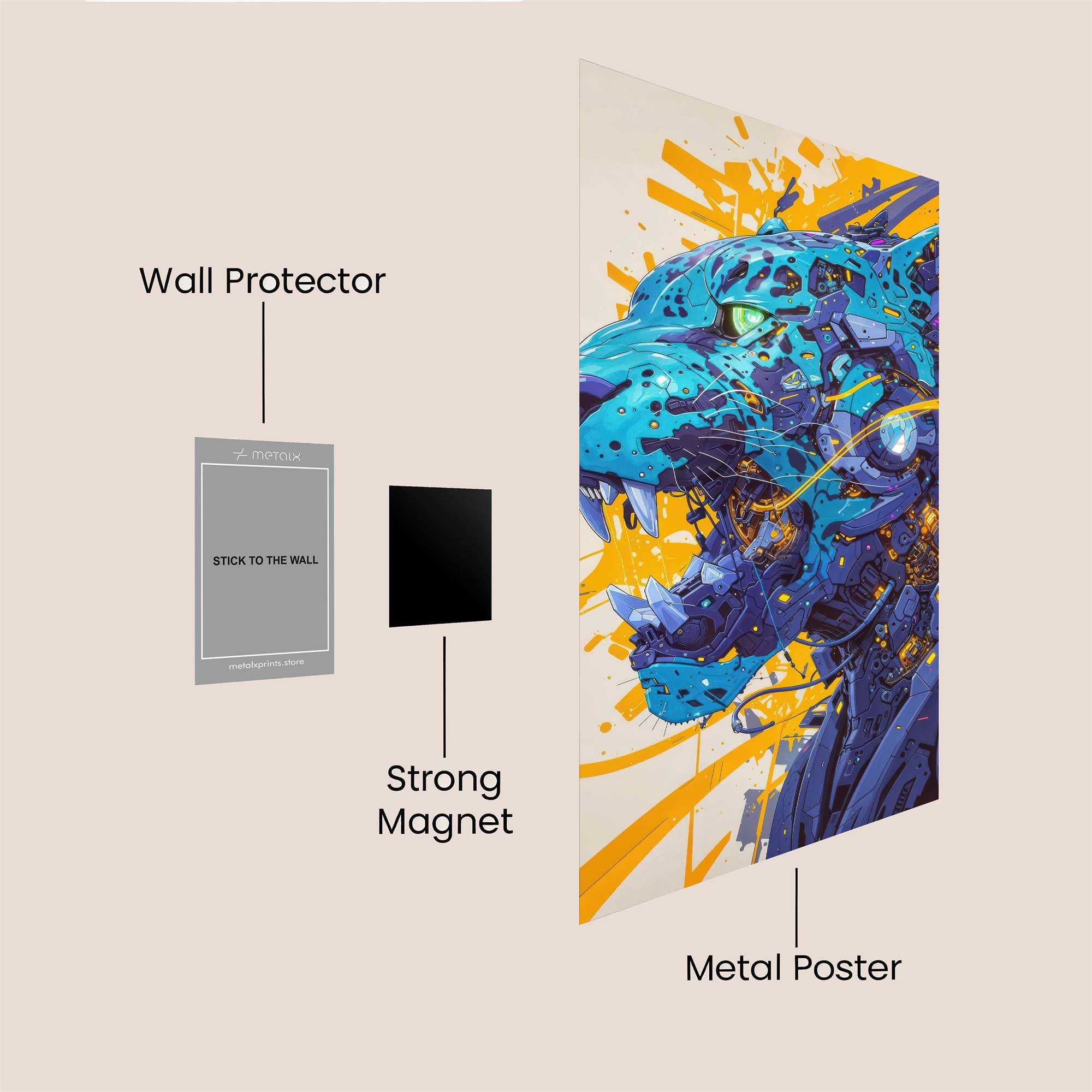 Cyber Fury Safe Wall Magnetic / M