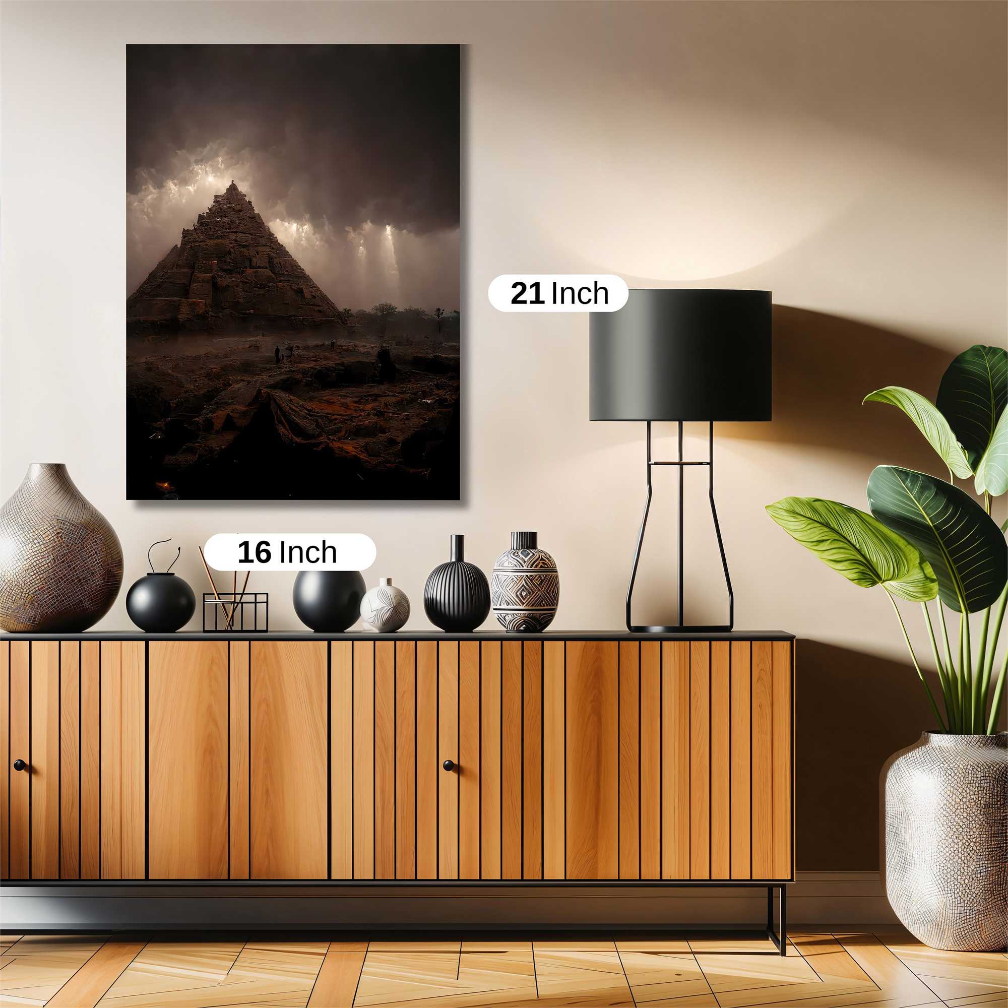 Pyramid Ominous Safe Wall Magnetic / M