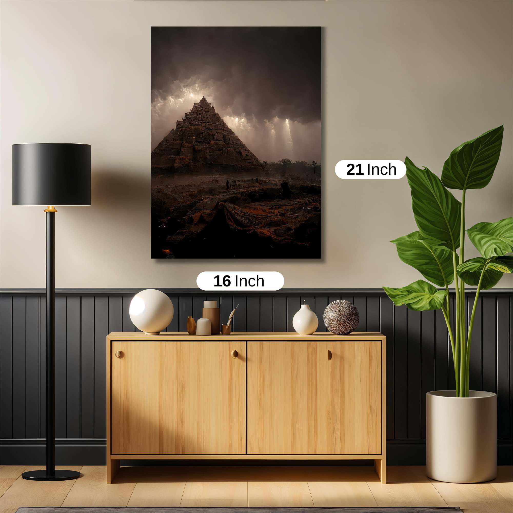 Pyramid Ominous Safe Wall Magnetic / M