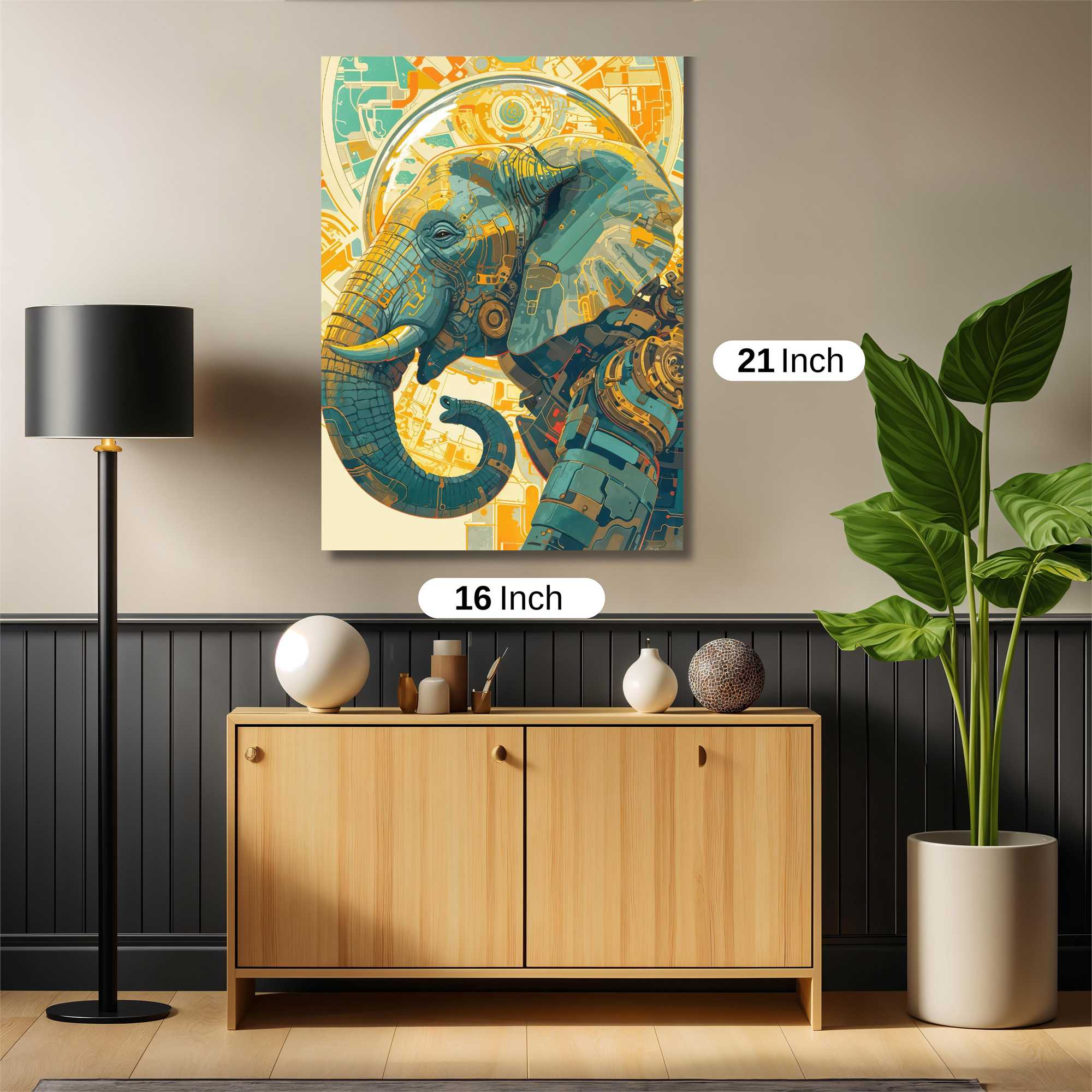 Elephant Radiance Safe Wall Magnetic / M