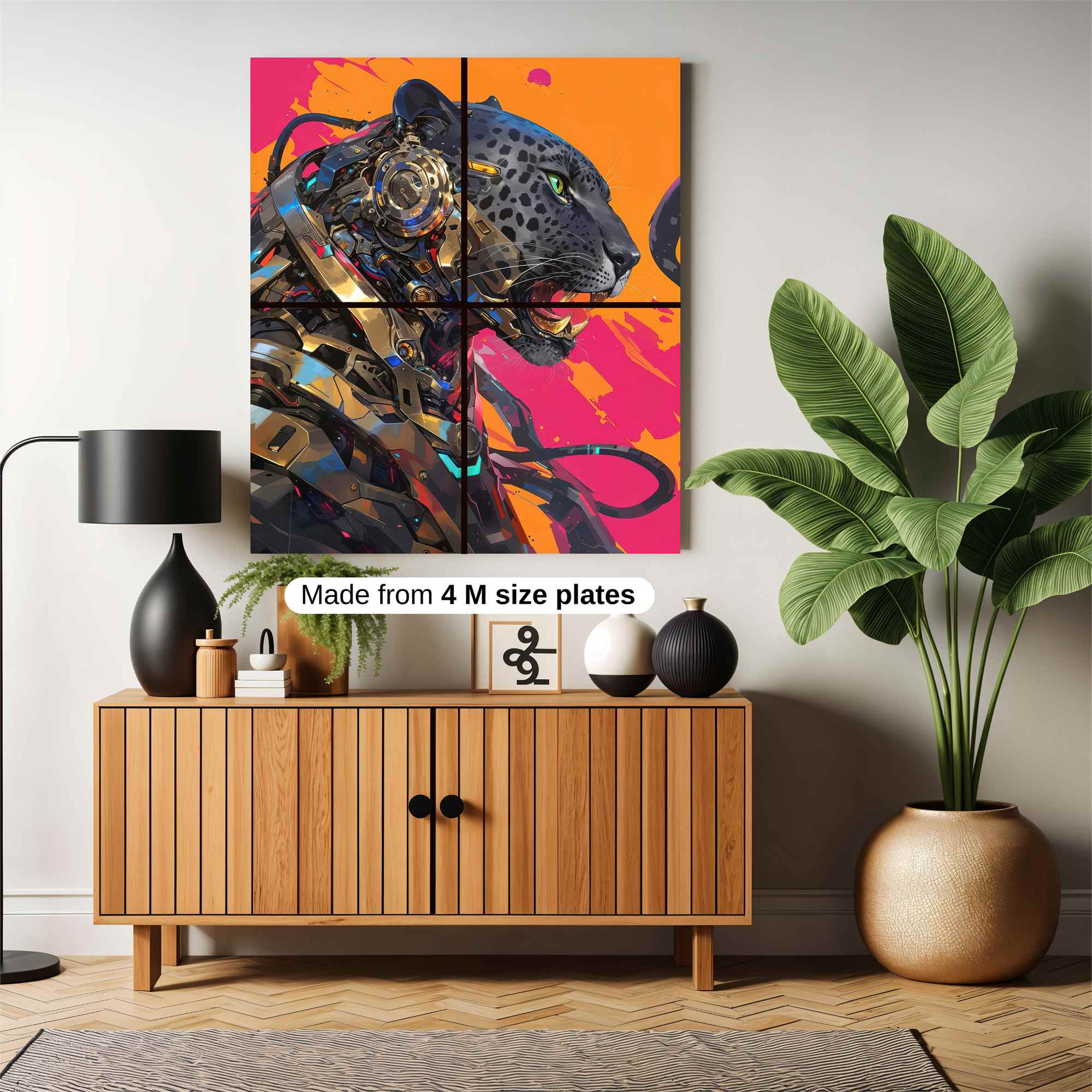 Cyber Leopard Safe Wall Magnetic / M