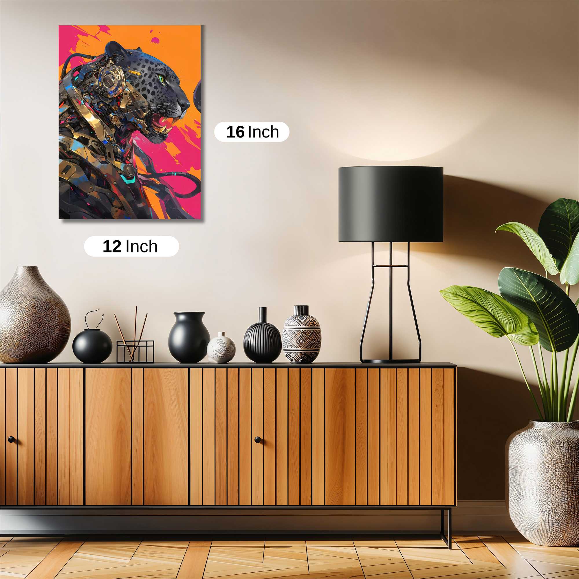 Cyber Leopard Safe Wall Magnetic / M