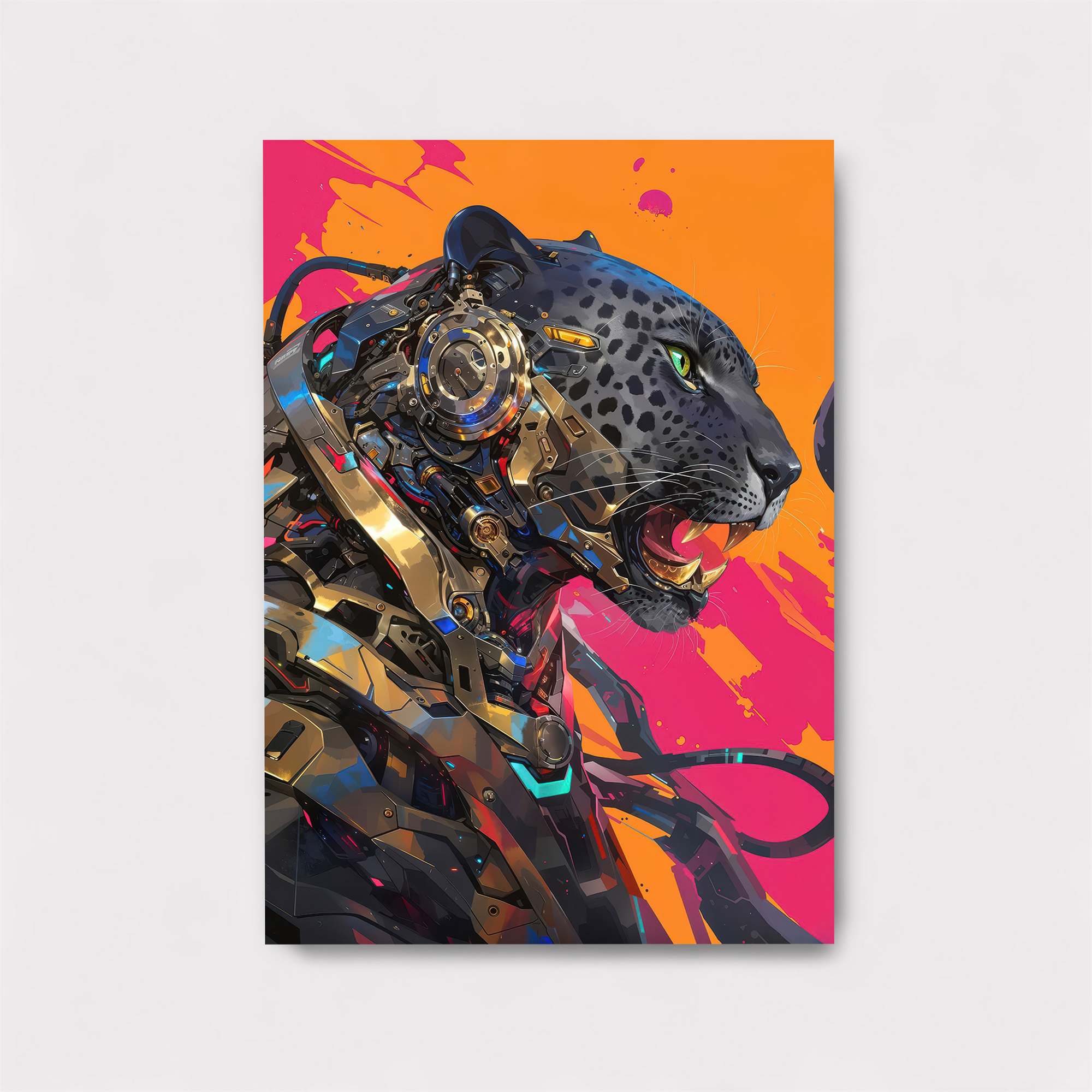 Cyber Leopard Safe Wall Magnetic / M