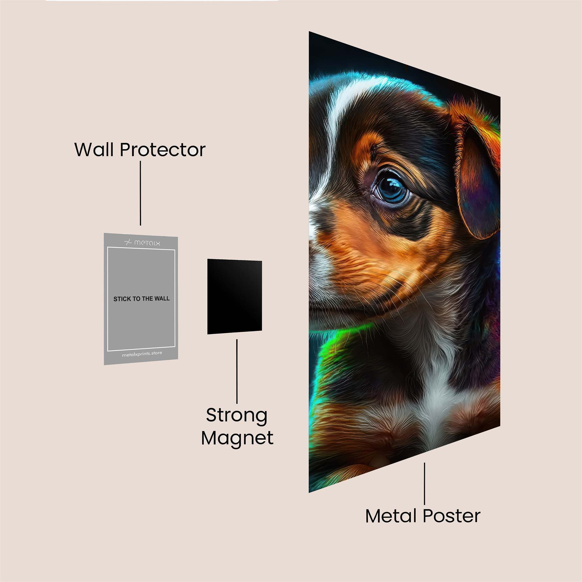 Puppy Radiance Safe Wall Magnetic / M