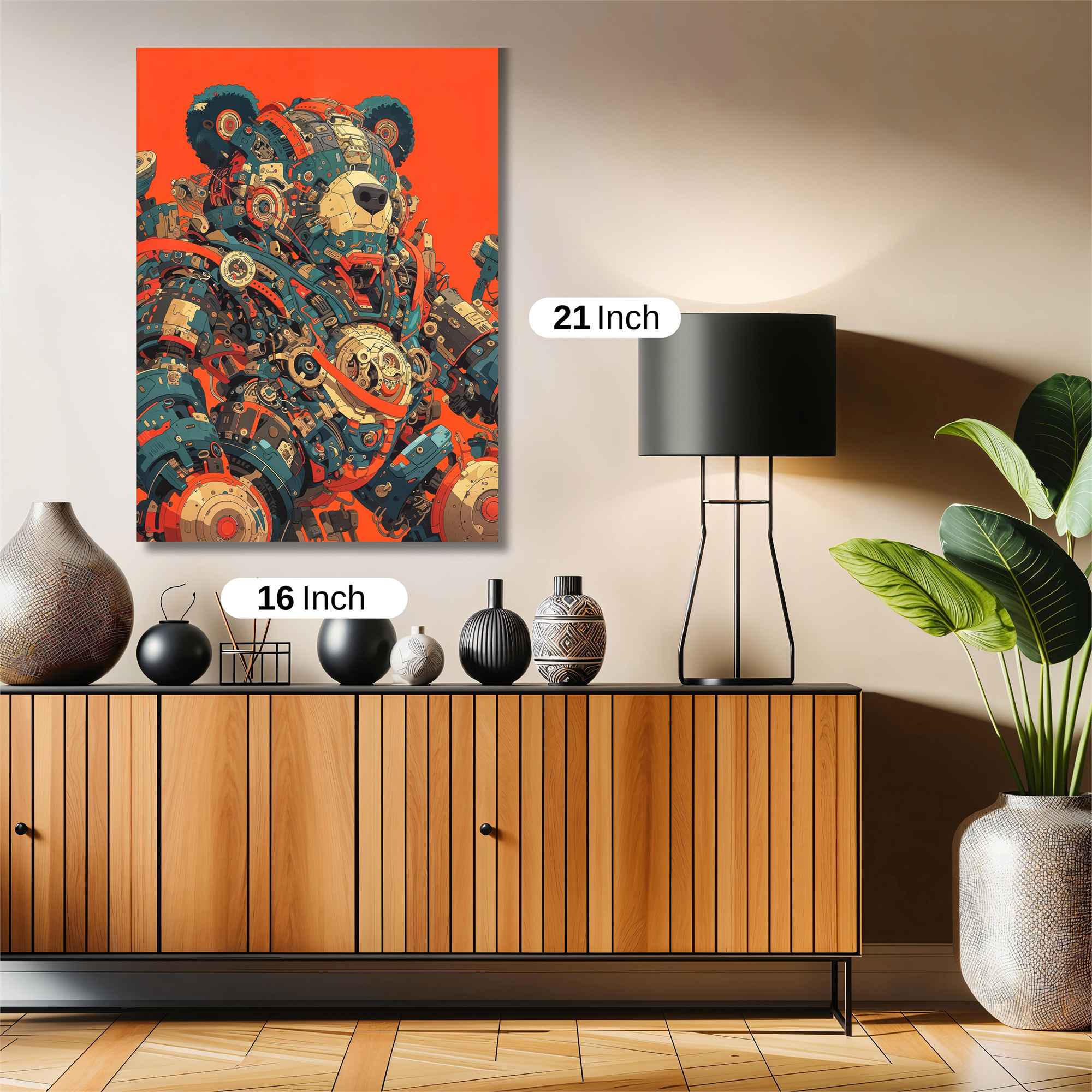 Bear Mechanic Safe Wall Magnetic / M