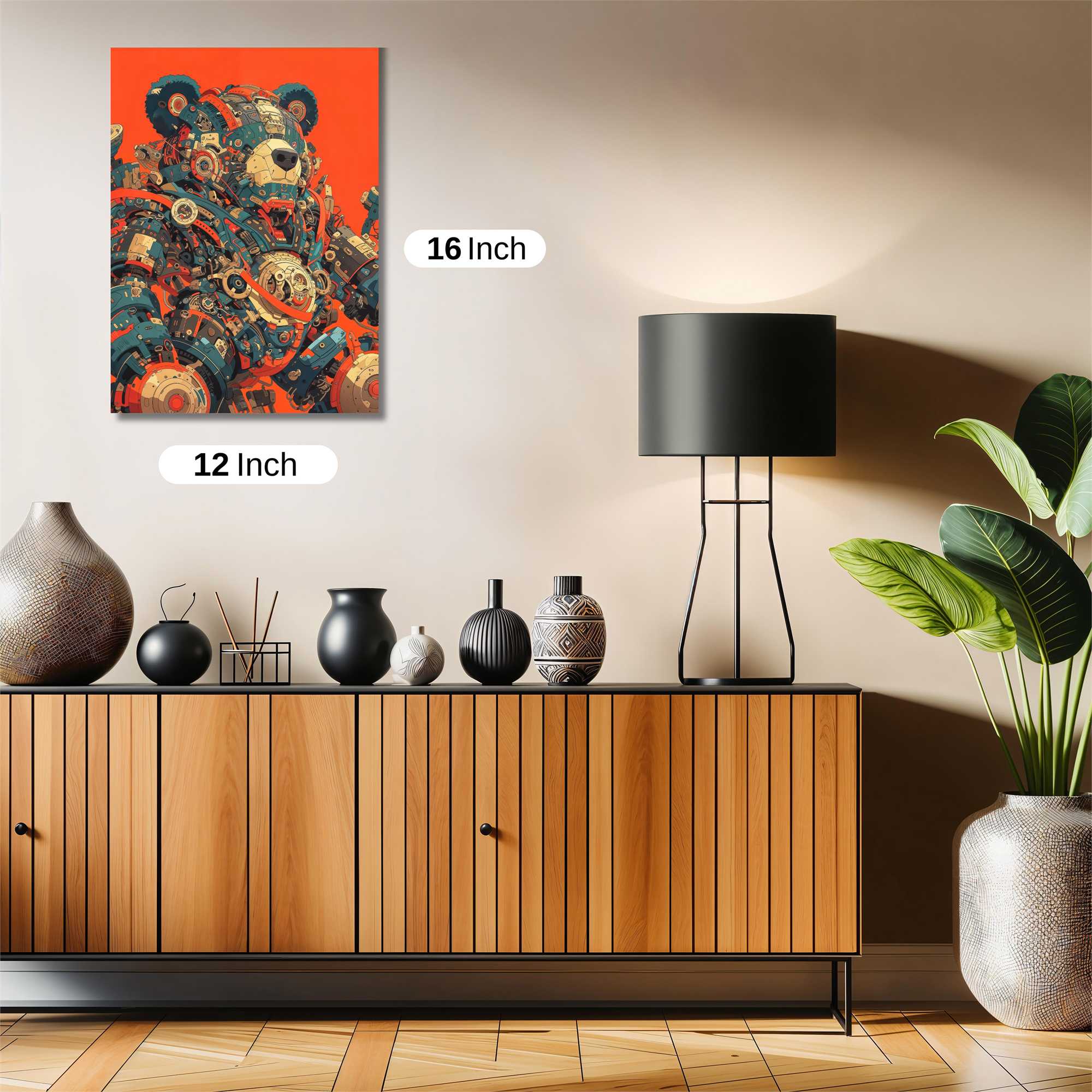 Bear Mechanic Safe Wall Magnetic / M