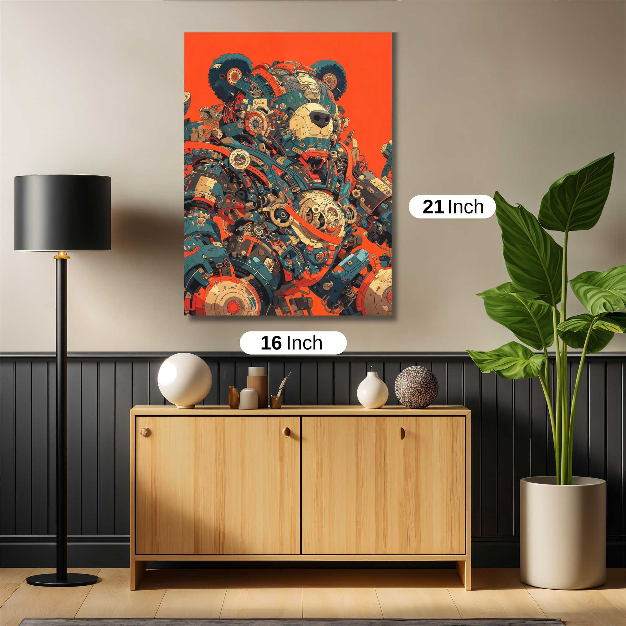 Bear Mechanic Safe Wall Magnetic / M