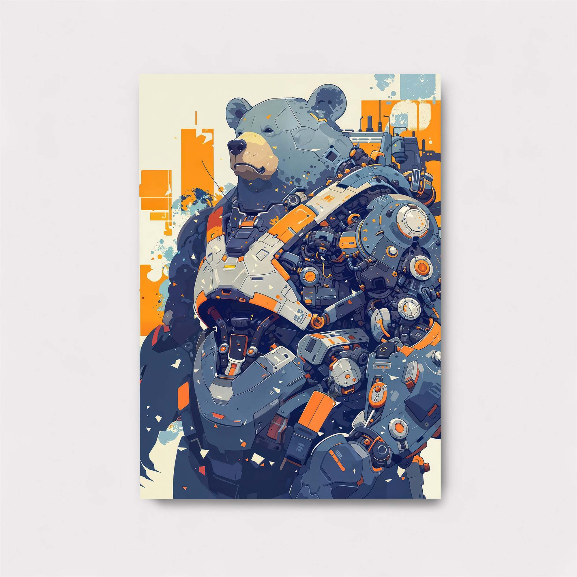 Bear Cyberpunk Safe Wall Magnetic / M