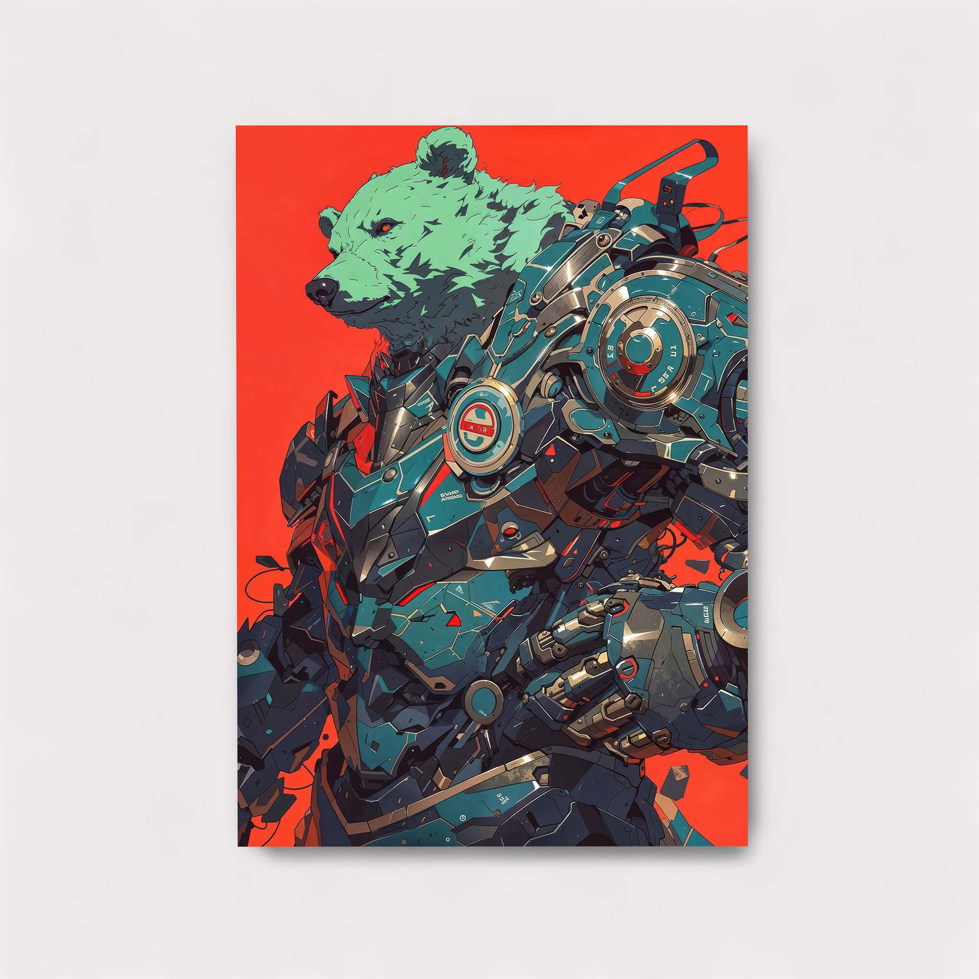 Bear Cyborg Safe Wall Magnetic / M