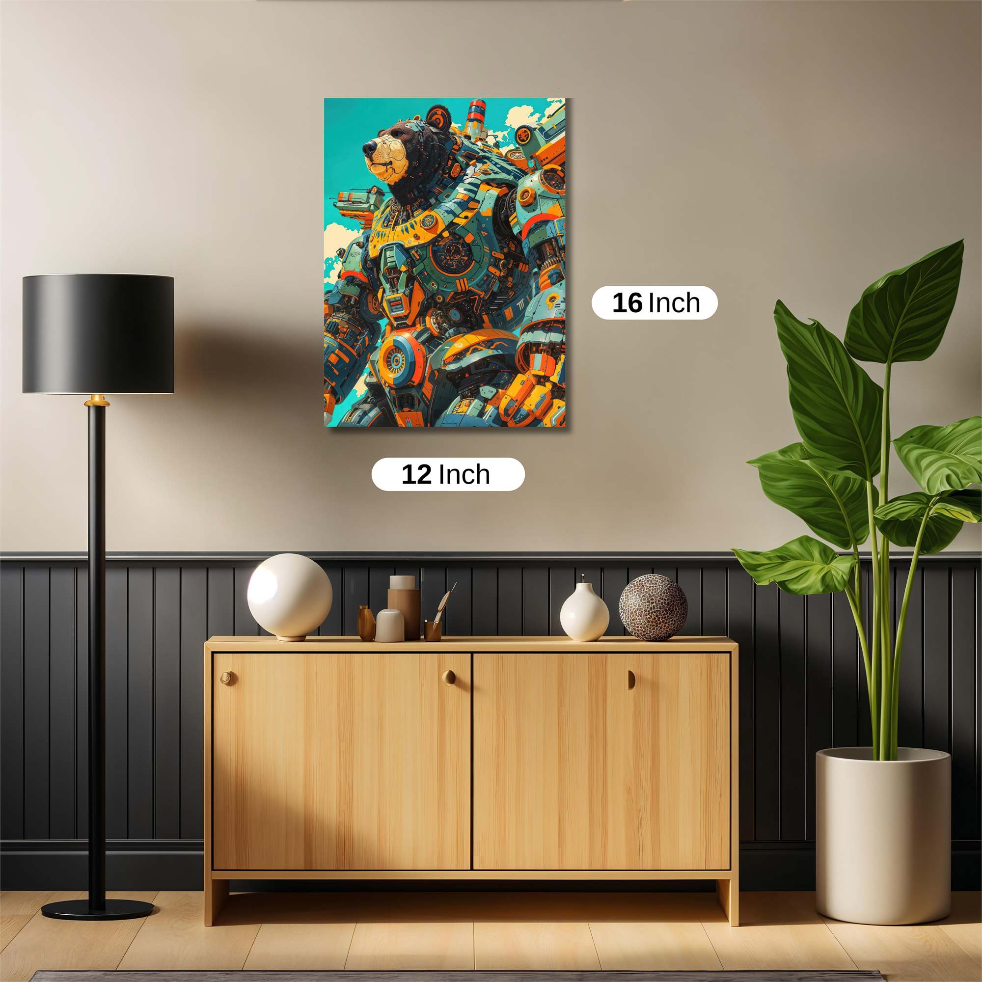 Mecha Bear Safe Wall Magnetic / M