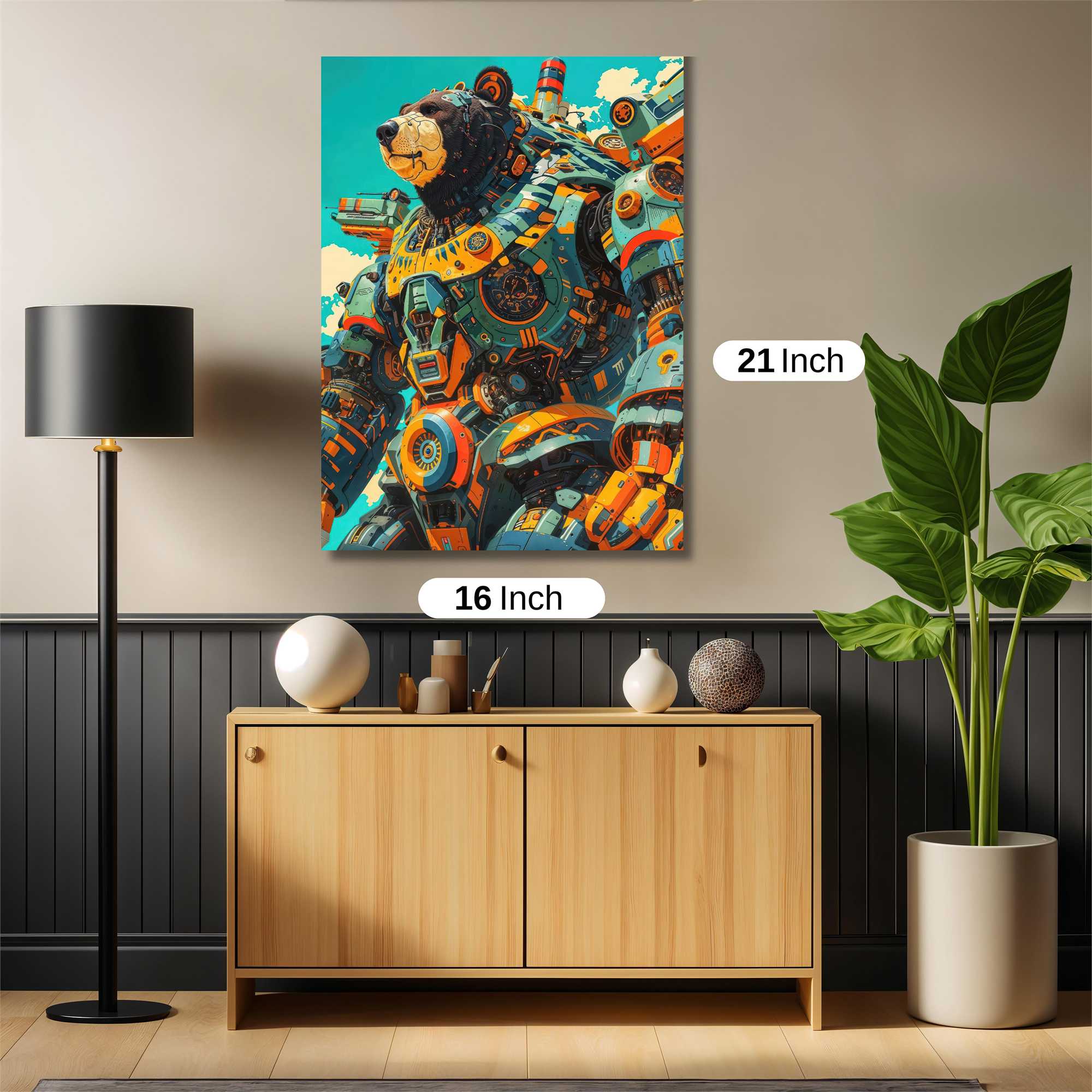 Mecha Bear Safe Wall Magnetic / M