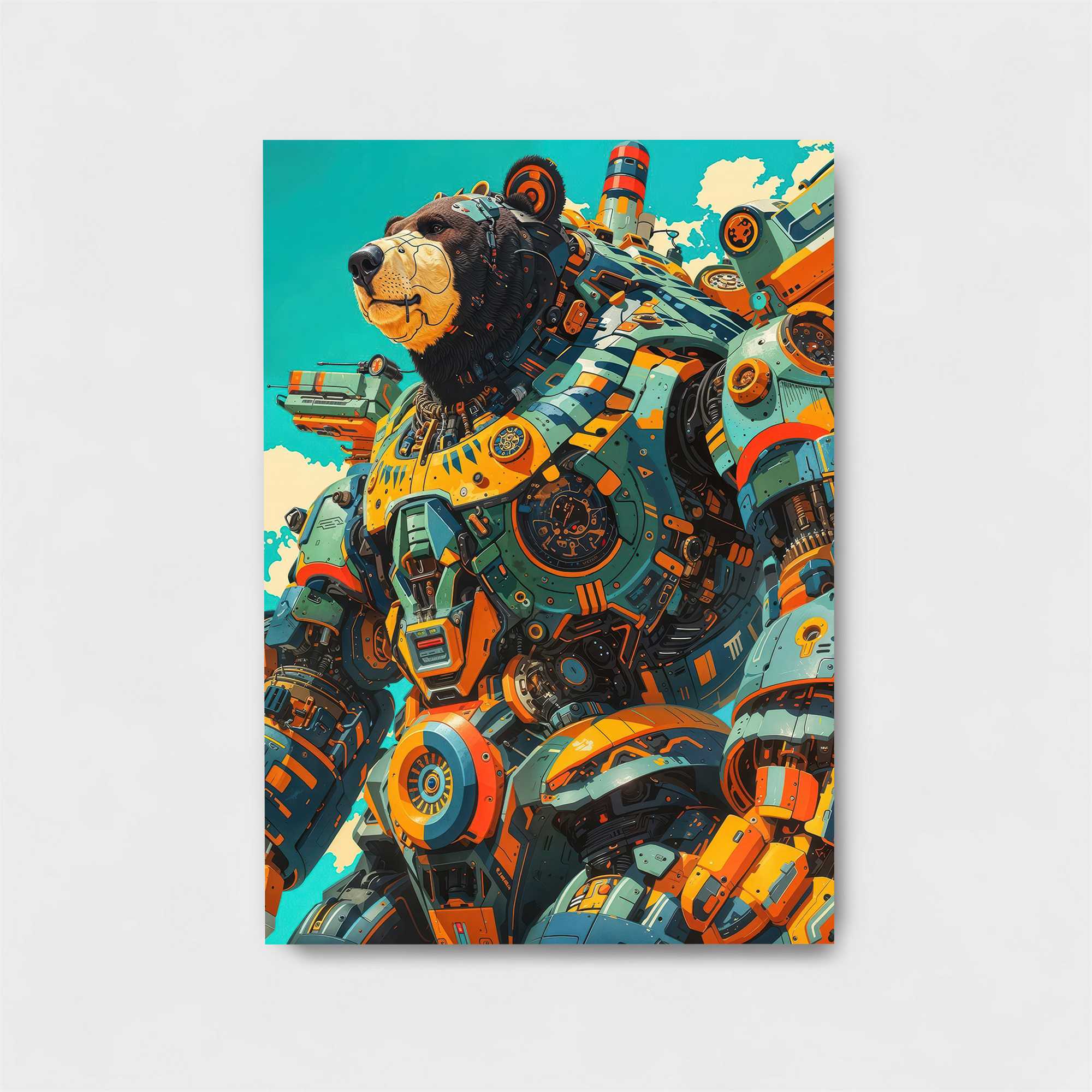 Mecha Bear Safe Wall Magnetic / M