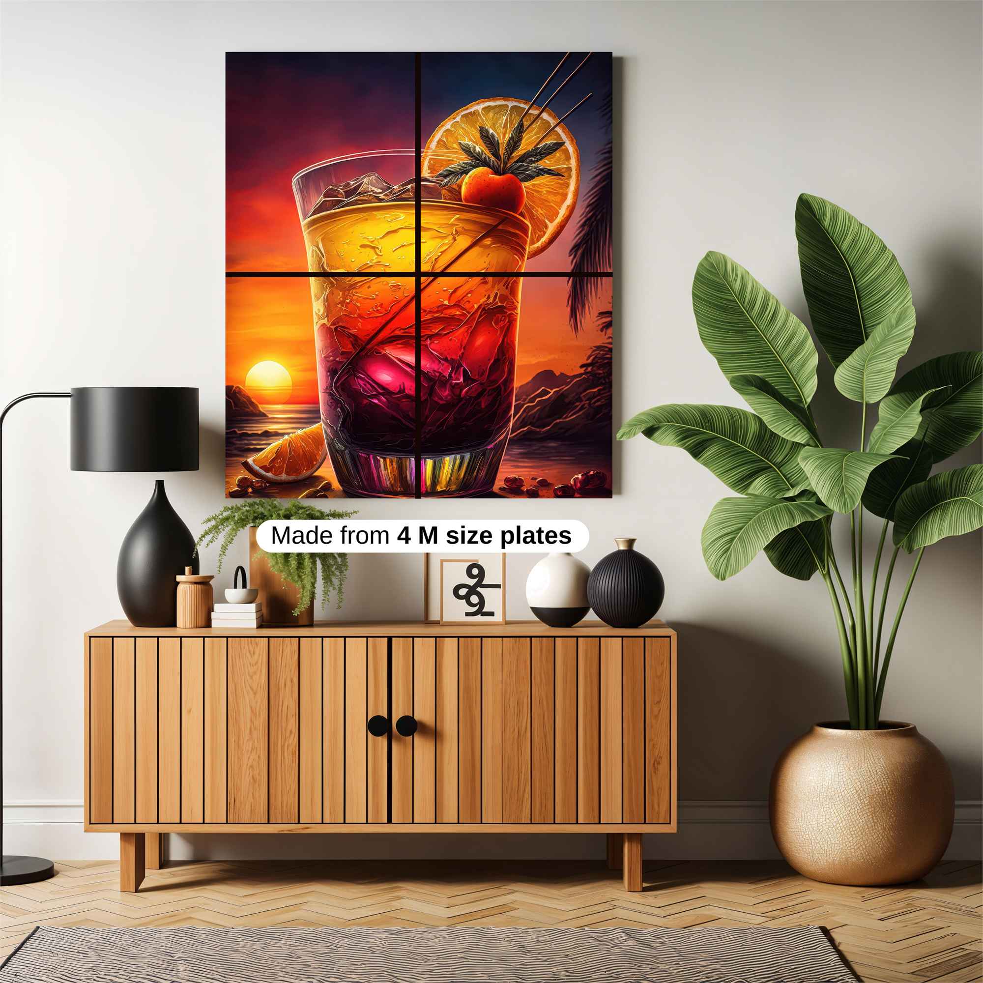 Sunset Serenity Safe Wall Magnetic / M