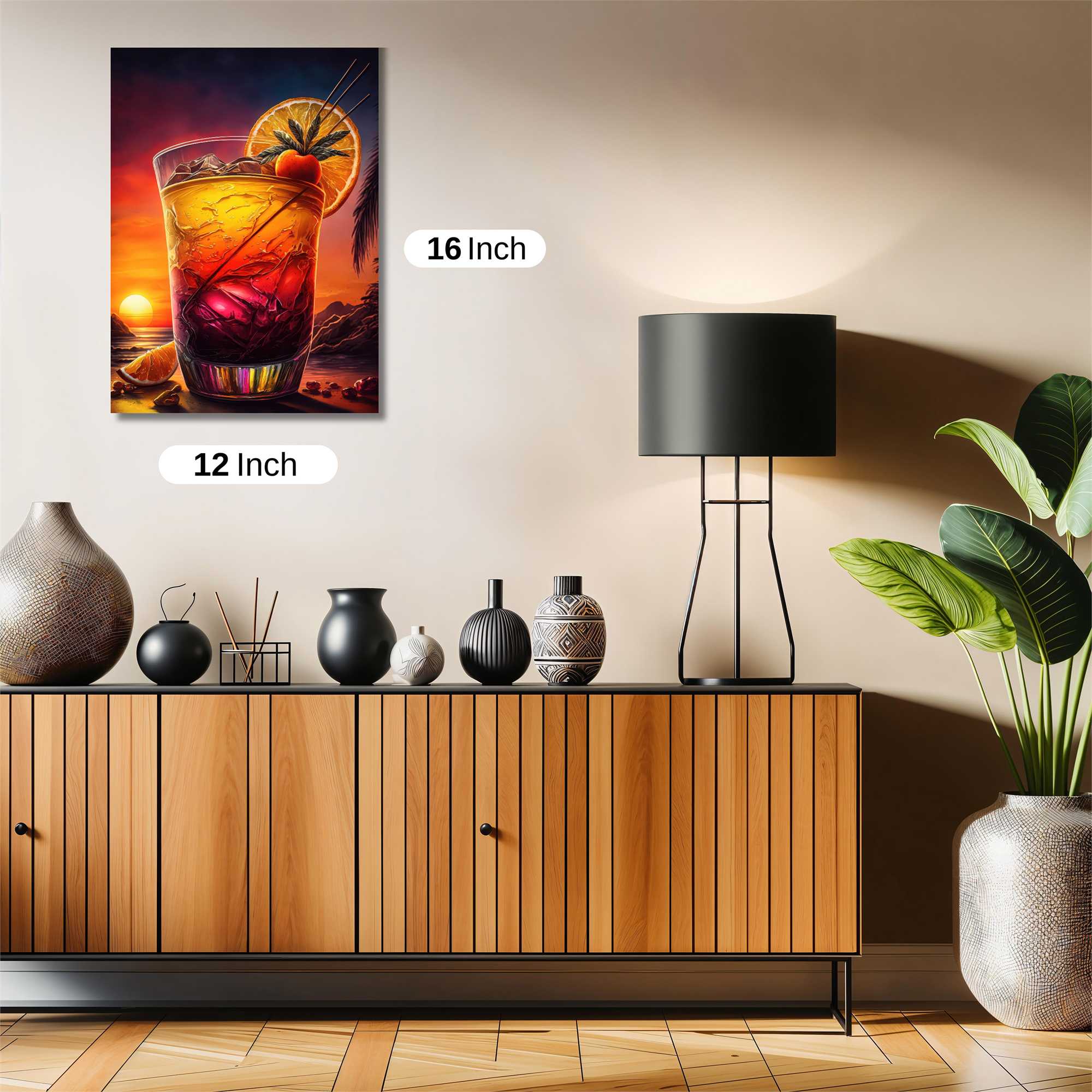 Sunset Serenity Safe Wall Magnetic / M