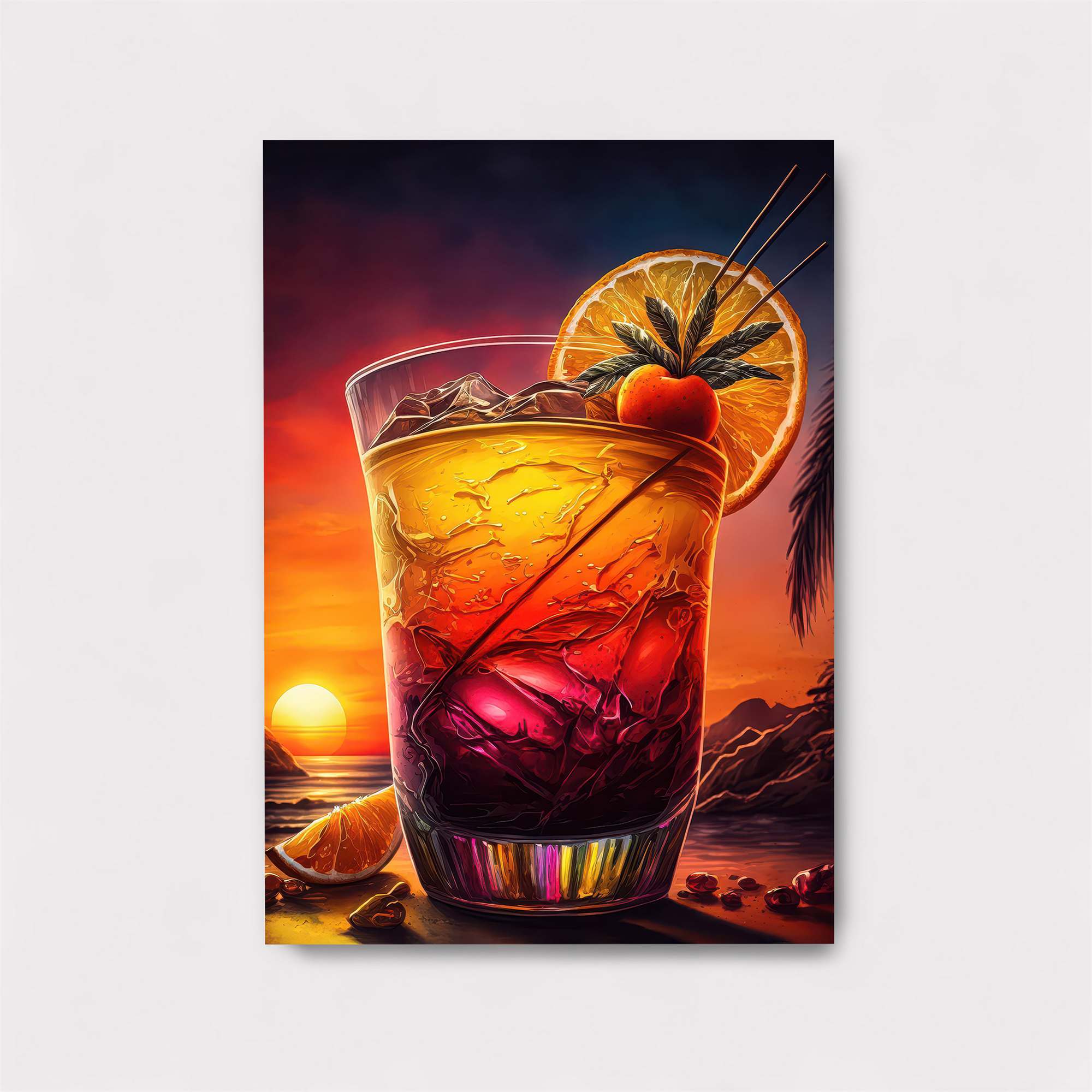 Sunset Serenity Safe Wall Magnetic / M