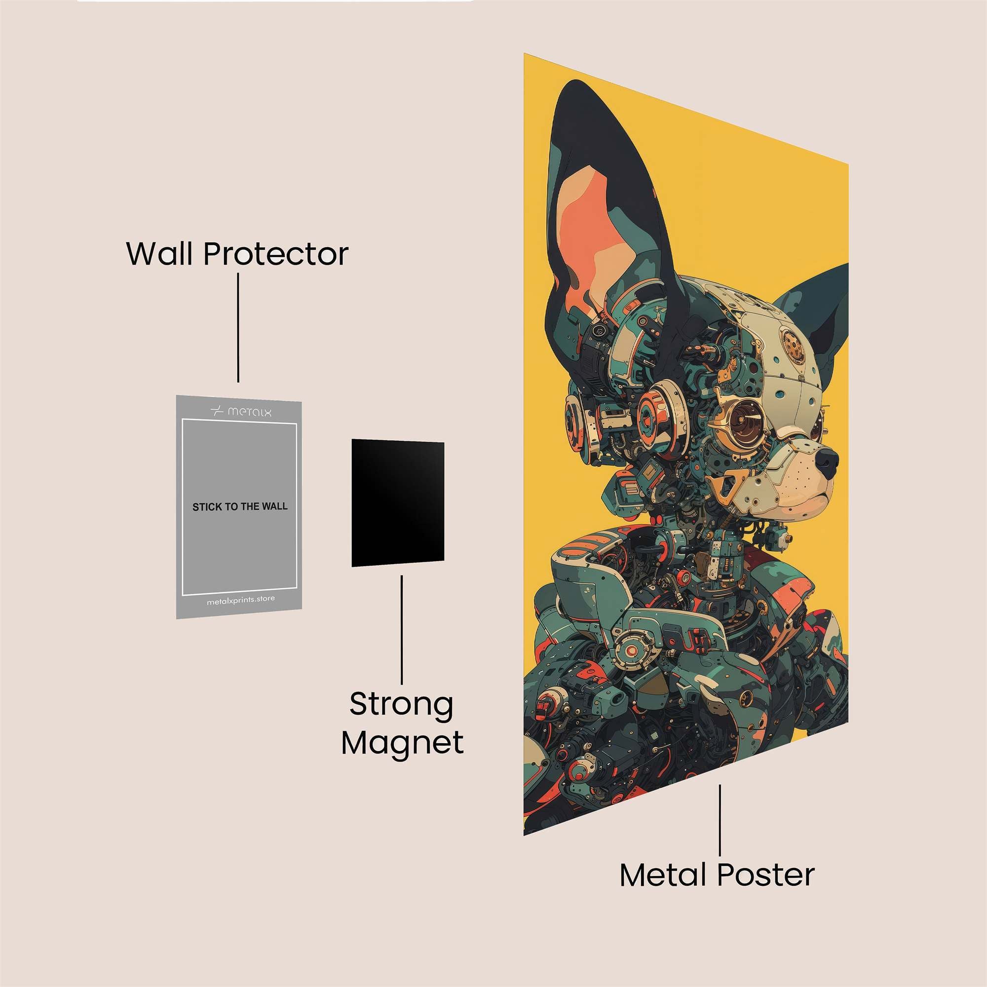 Robo-Chi Safe Wall Magnetic / M