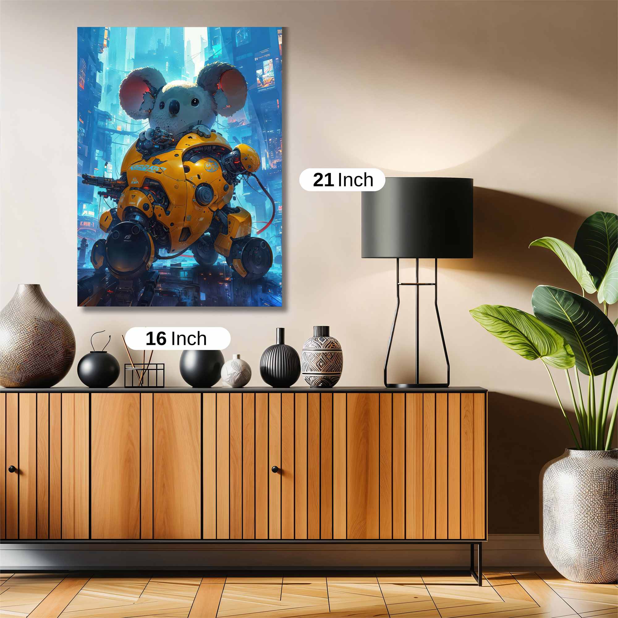 Mouse Cyberpunk Safe Wall Magnetic / M