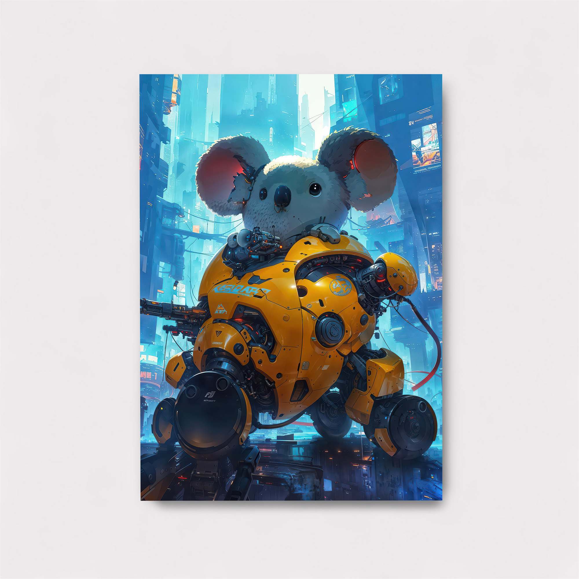 Mouse Cyberpunk Safe Wall Magnetic / M