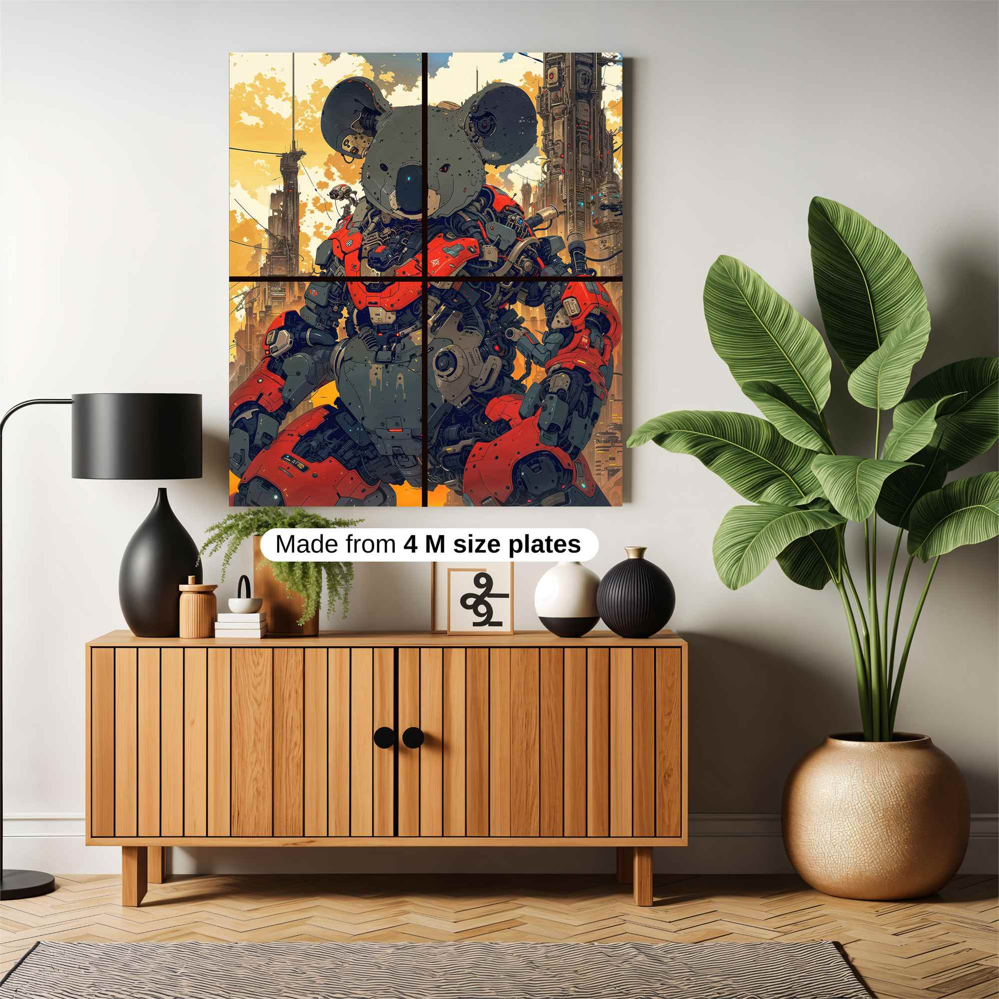 Koala Cyberpunk Safe Wall Magnetic / M