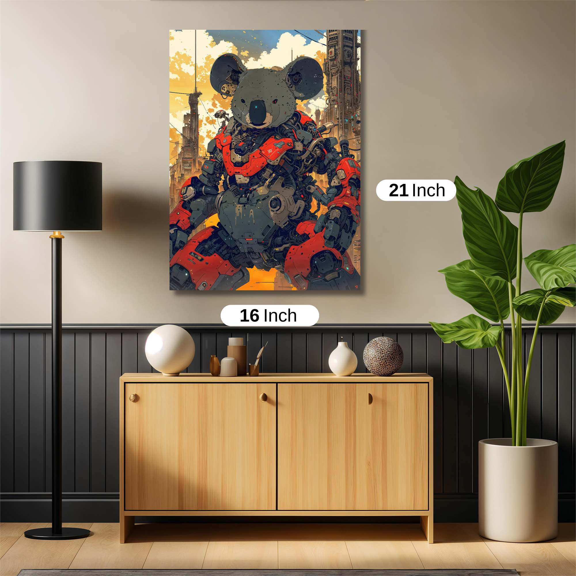 Koala Cyberpunk Safe Wall Magnetic / M