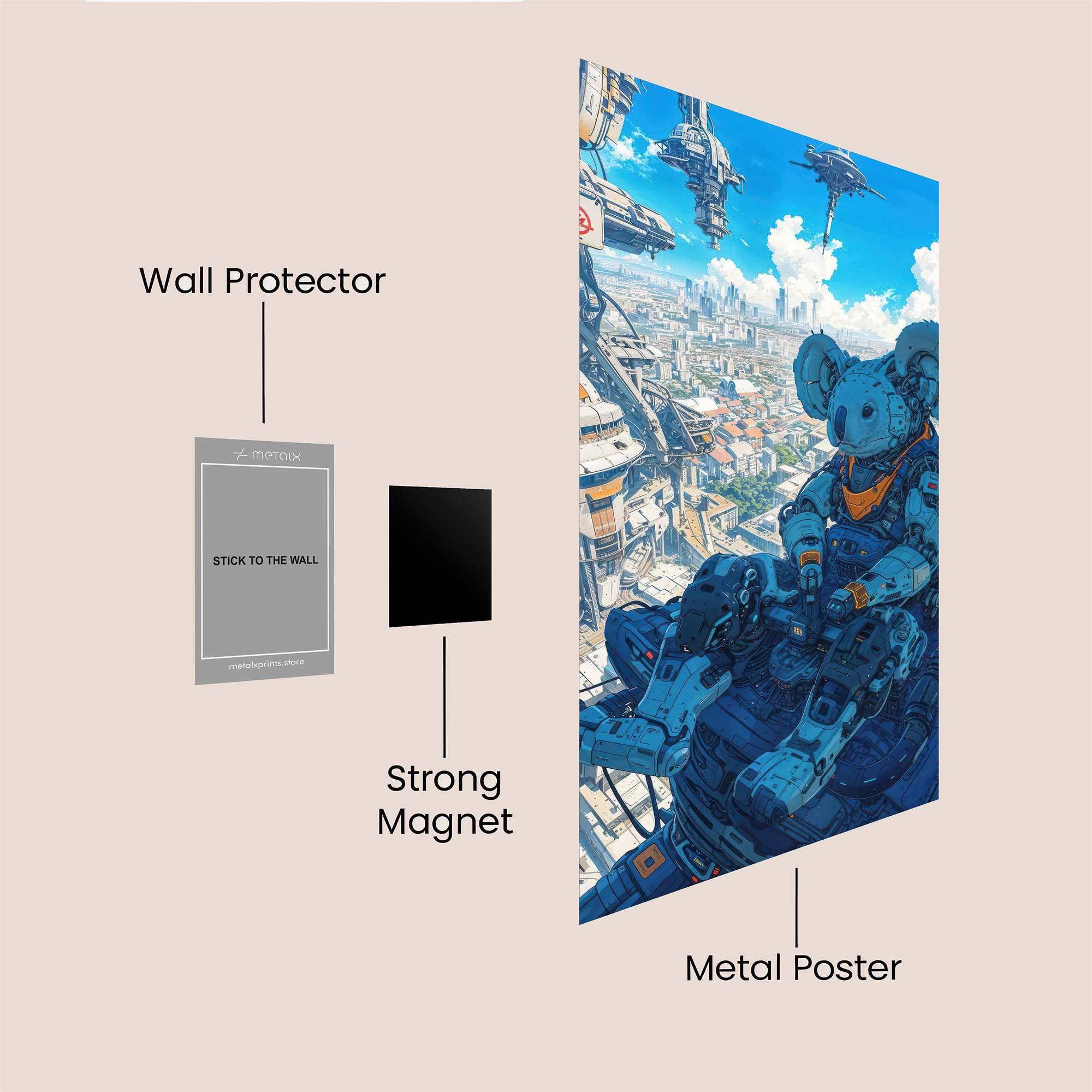 Komorebi Dreamscape Safe Wall Magnetic / M