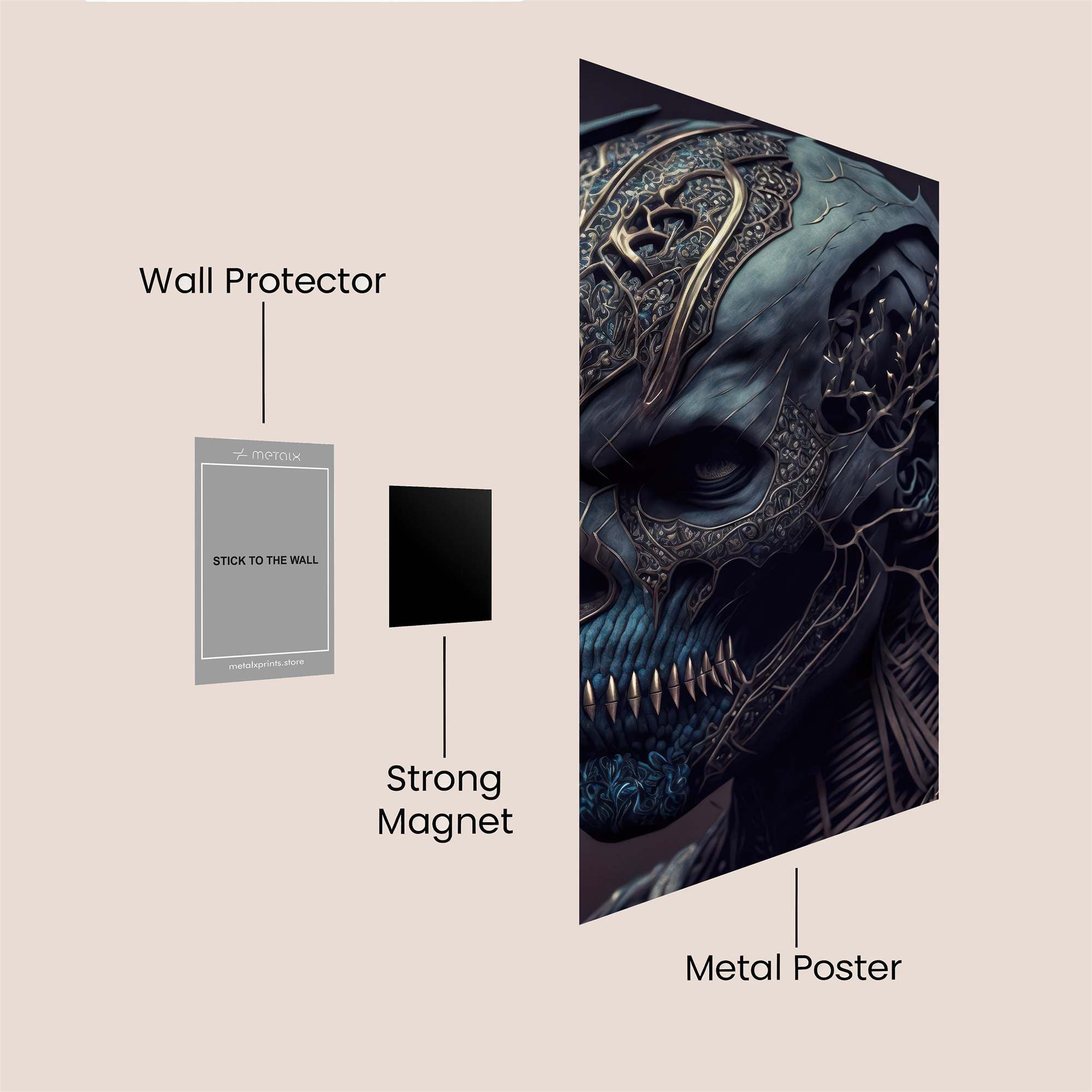 NecroticElegance Safe Wall Magnetic / M