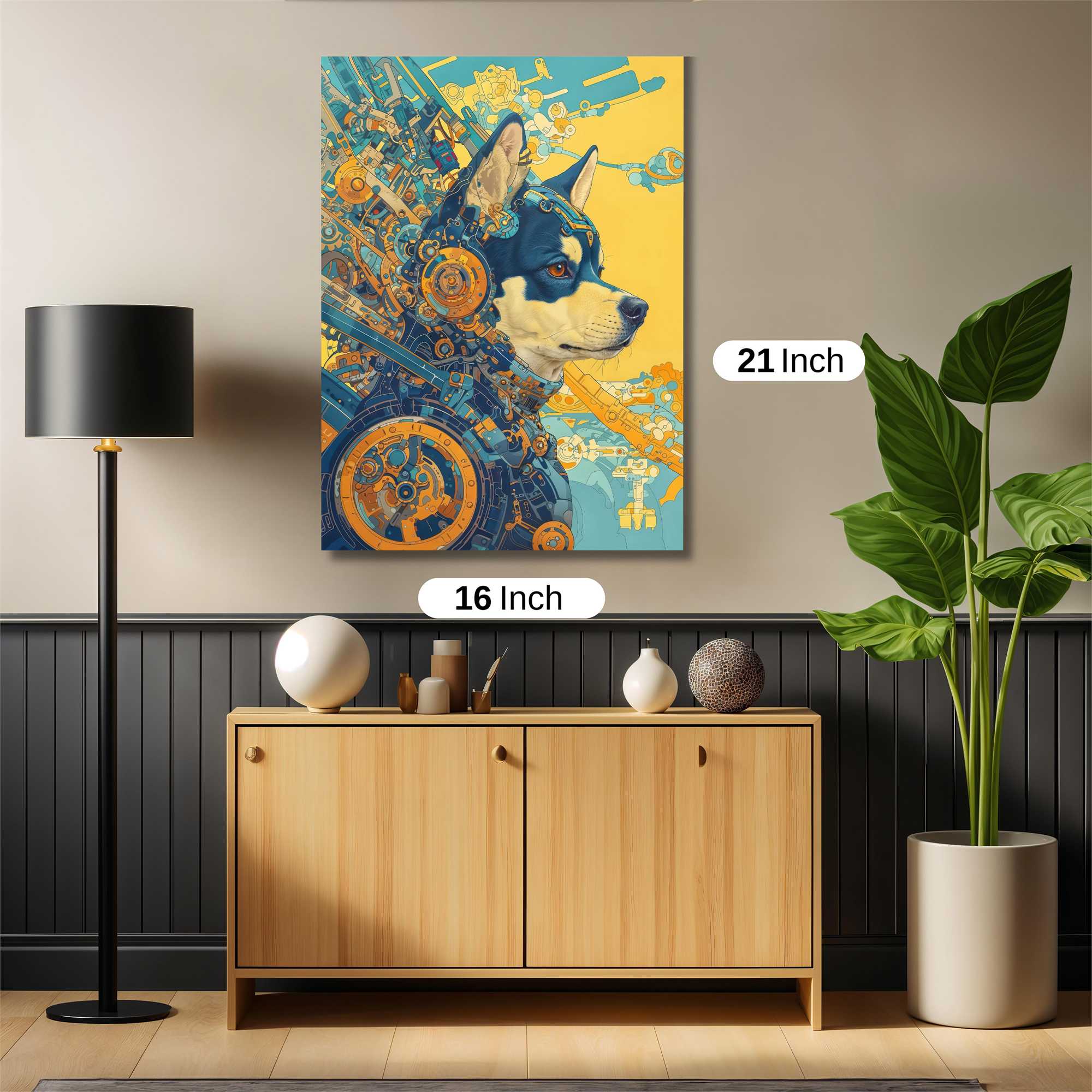 Cyber Canine Safe Wall Magnetic / M