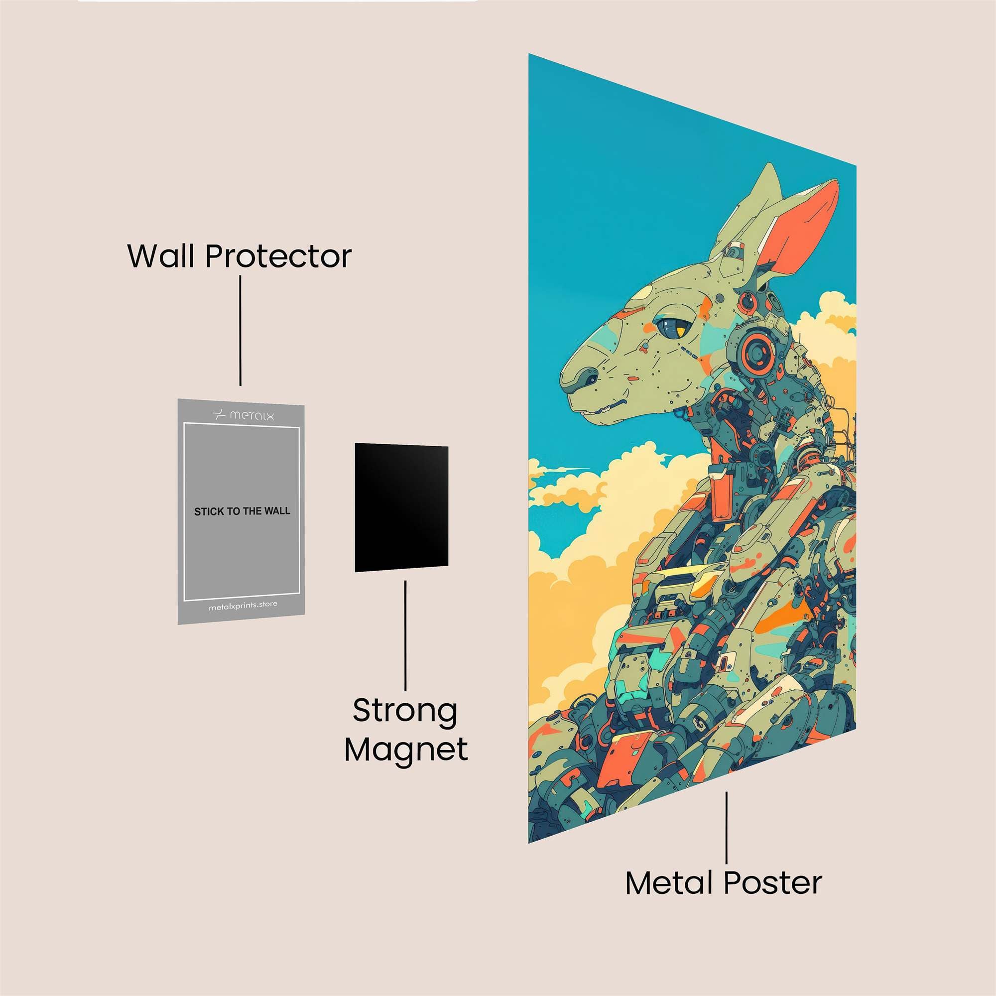 Robot Serenity Safe Wall Magnetic / M