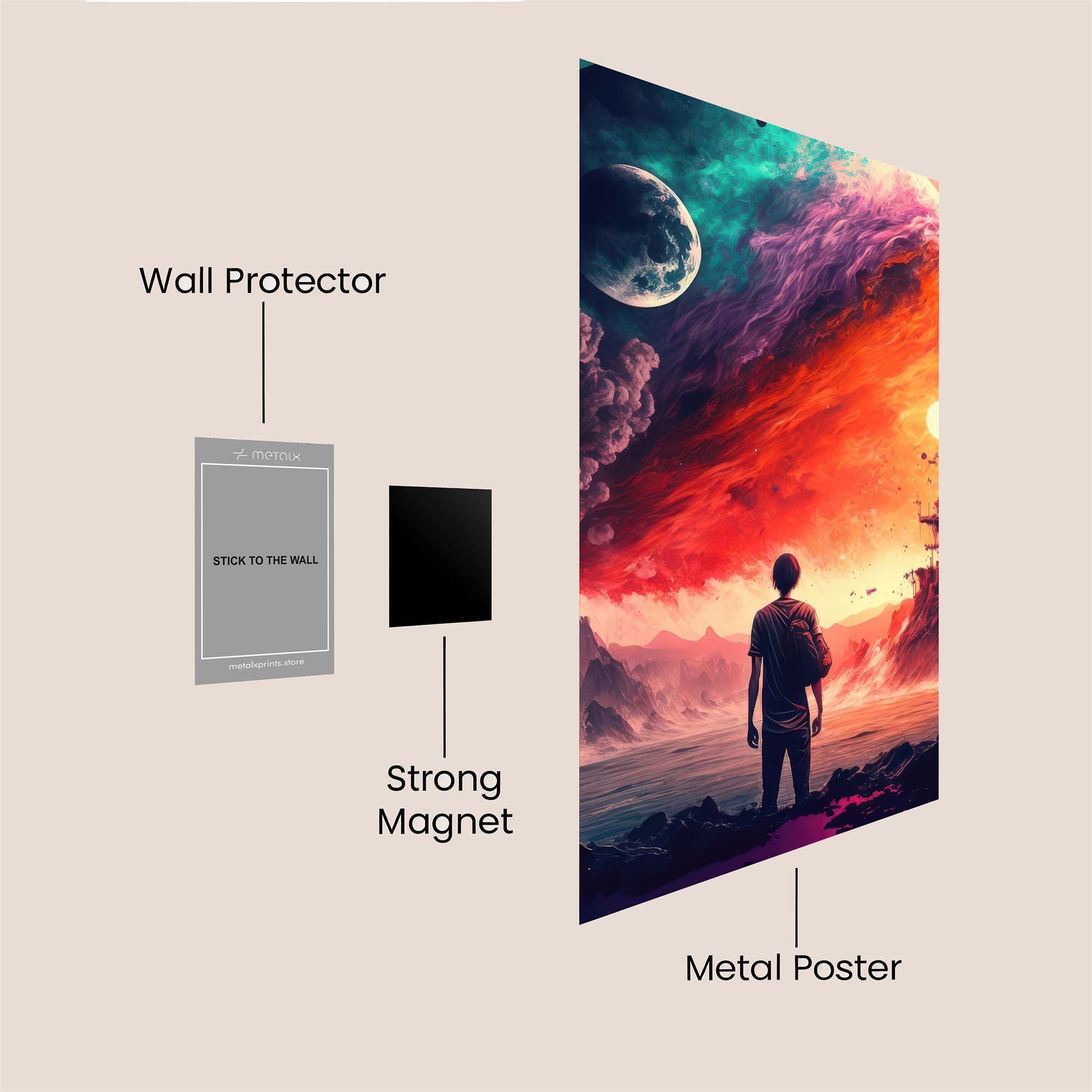 Cosmic Wonder Safe Wall Magnetic / M