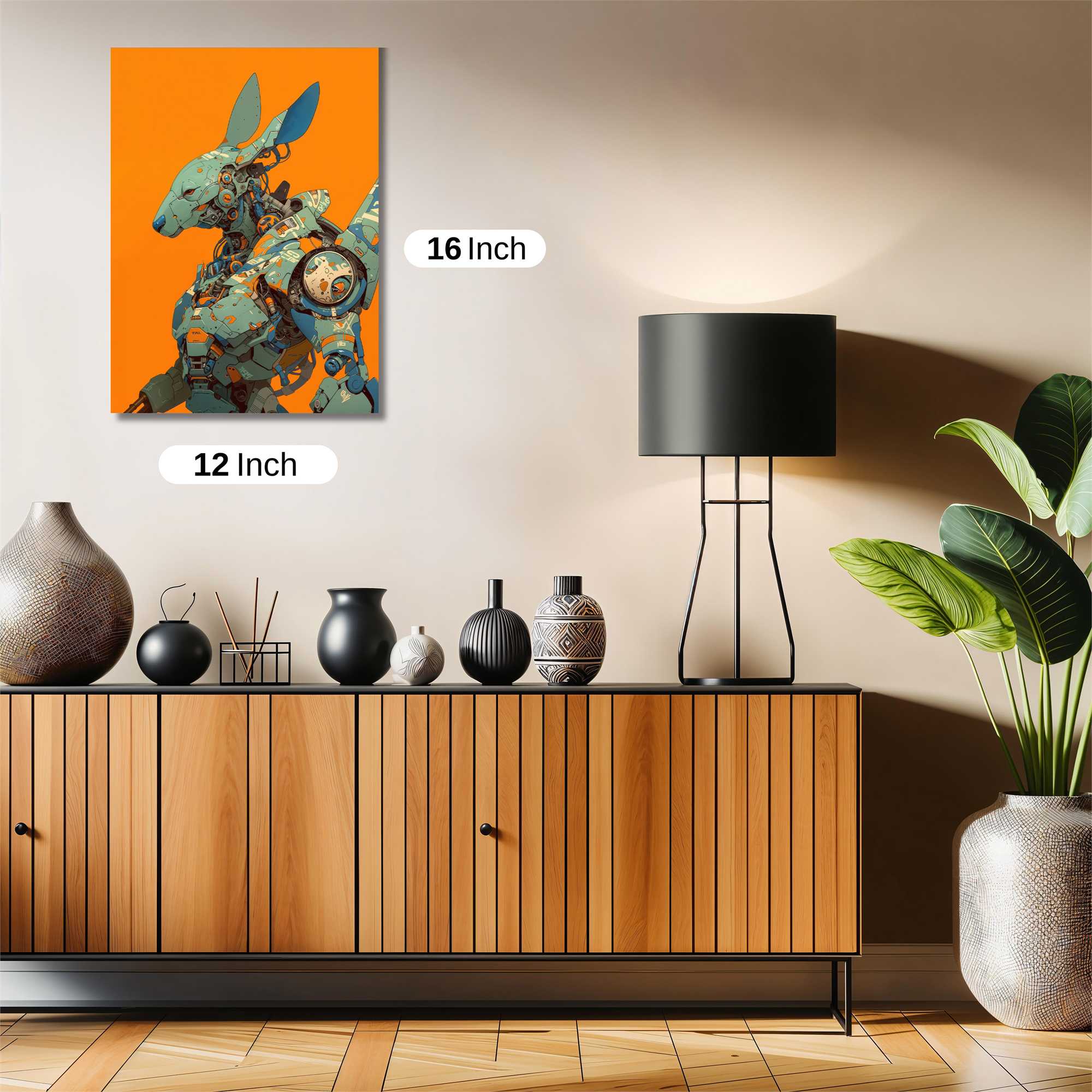 Robo-Rabbit Safe Wall Magnetic / M