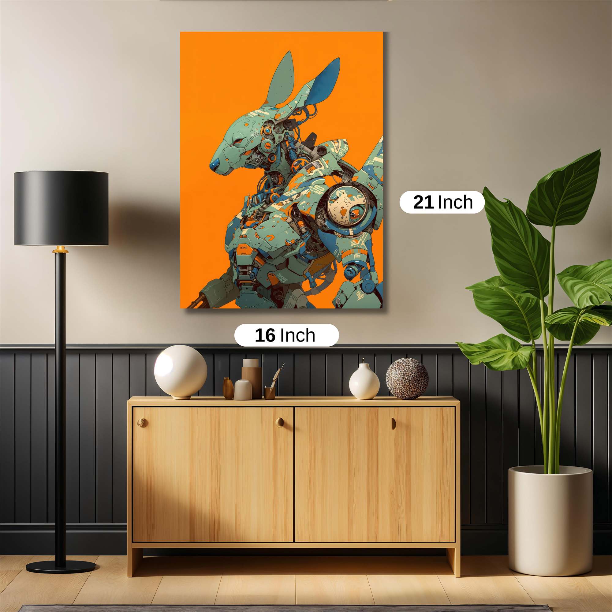 Robo-Rabbit Safe Wall Magnetic / M
