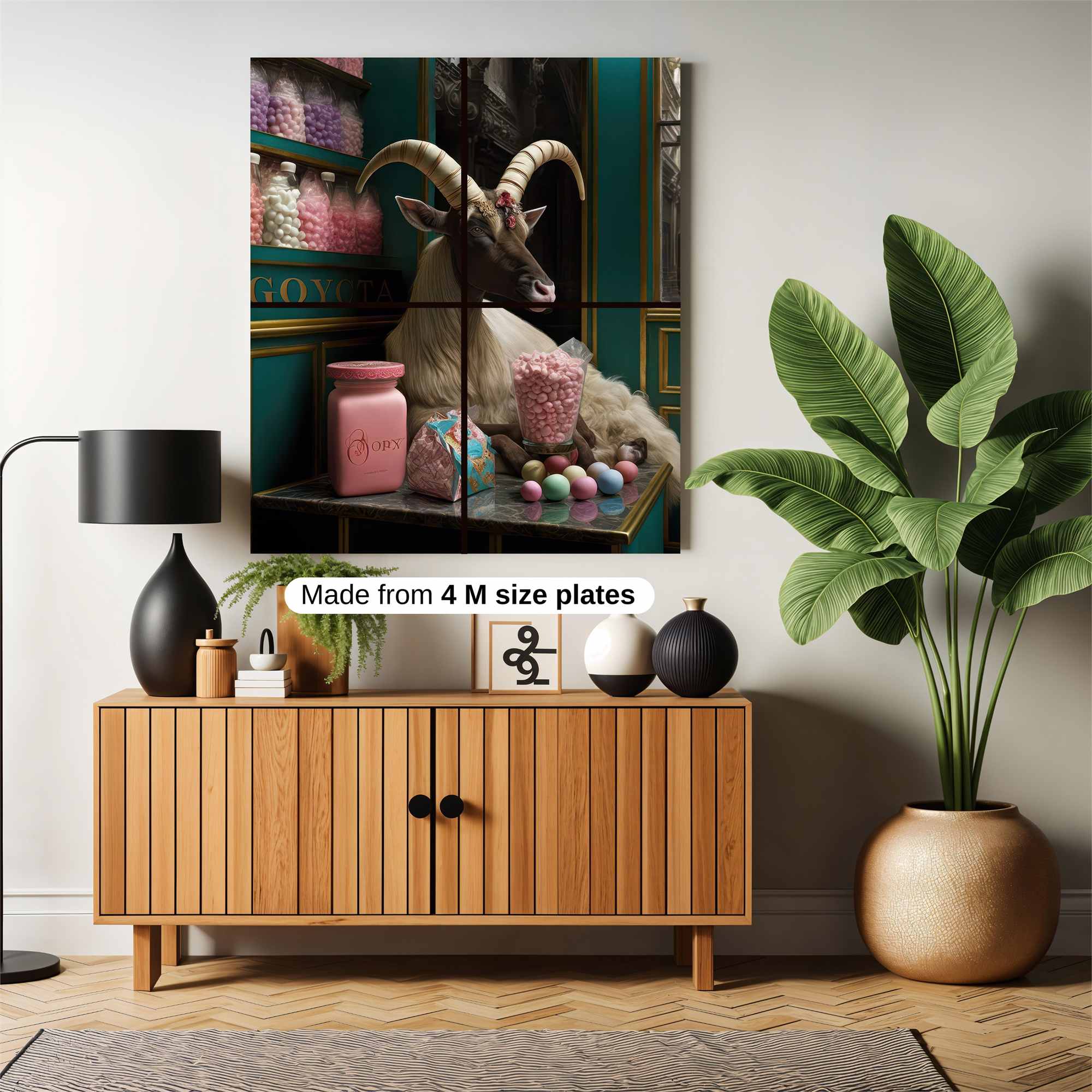 Goat Whimsy Safe Wall Magnetic / M