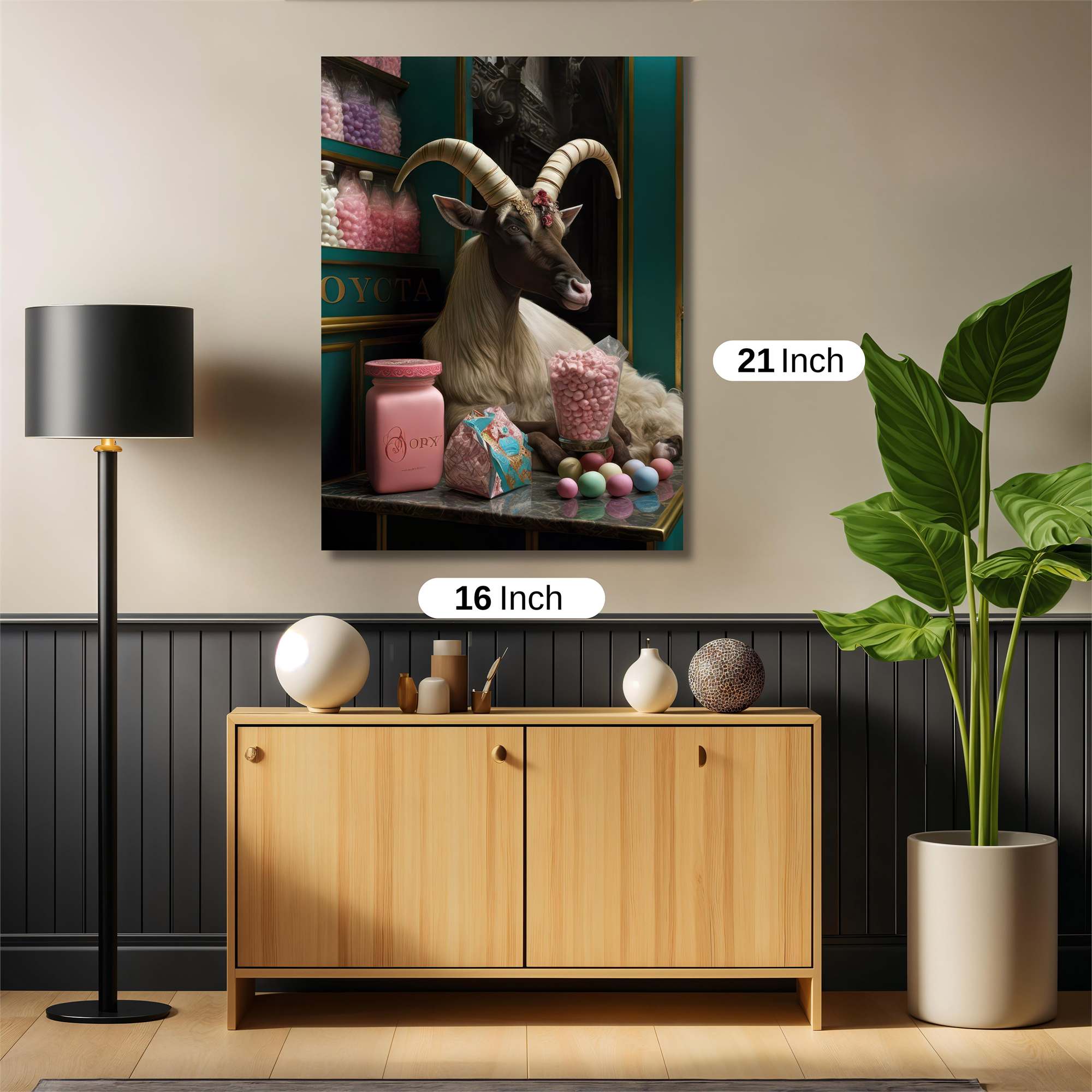 Goat Whimsy Safe Wall Magnetic / M