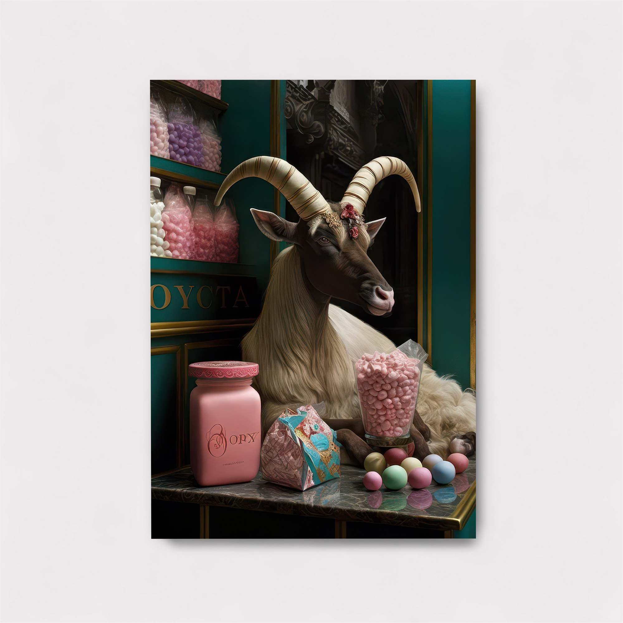 Goat Whimsy Safe Wall Magnetic / M