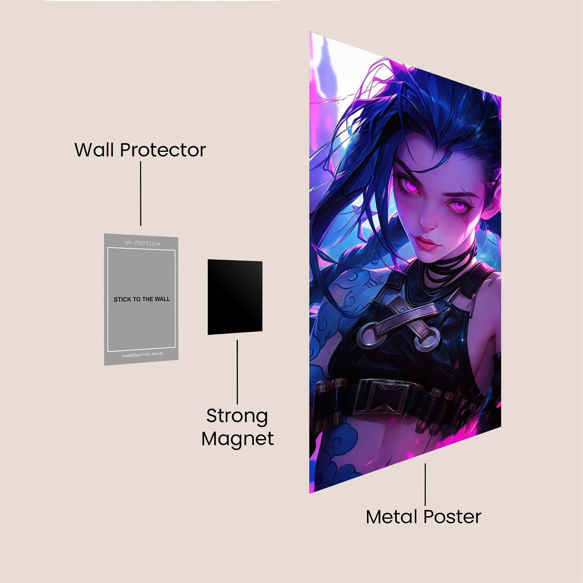 Jinx Enigma Safe Wall Magnetic / M
