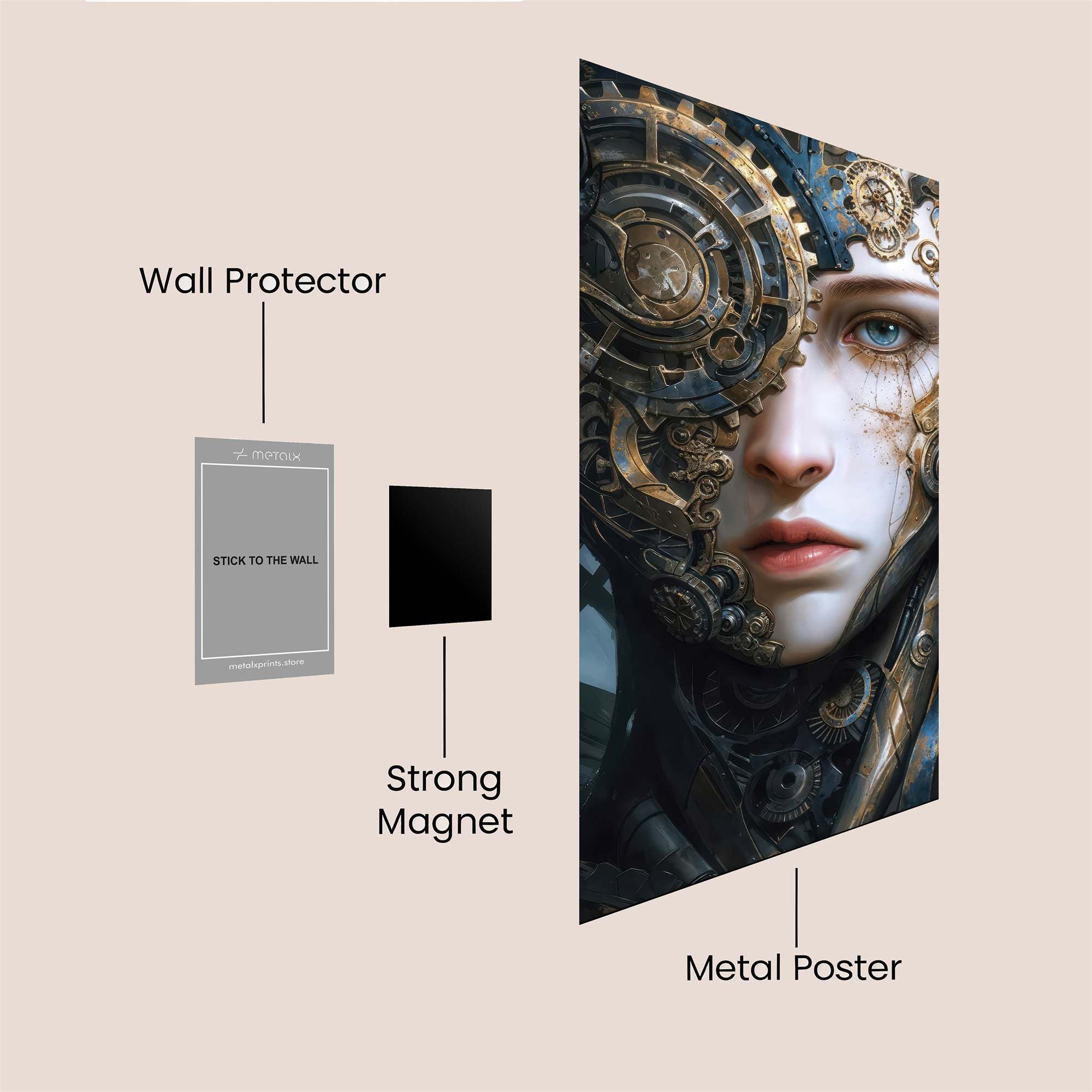 Clockwork Enigma Safe Wall Magnetic / M