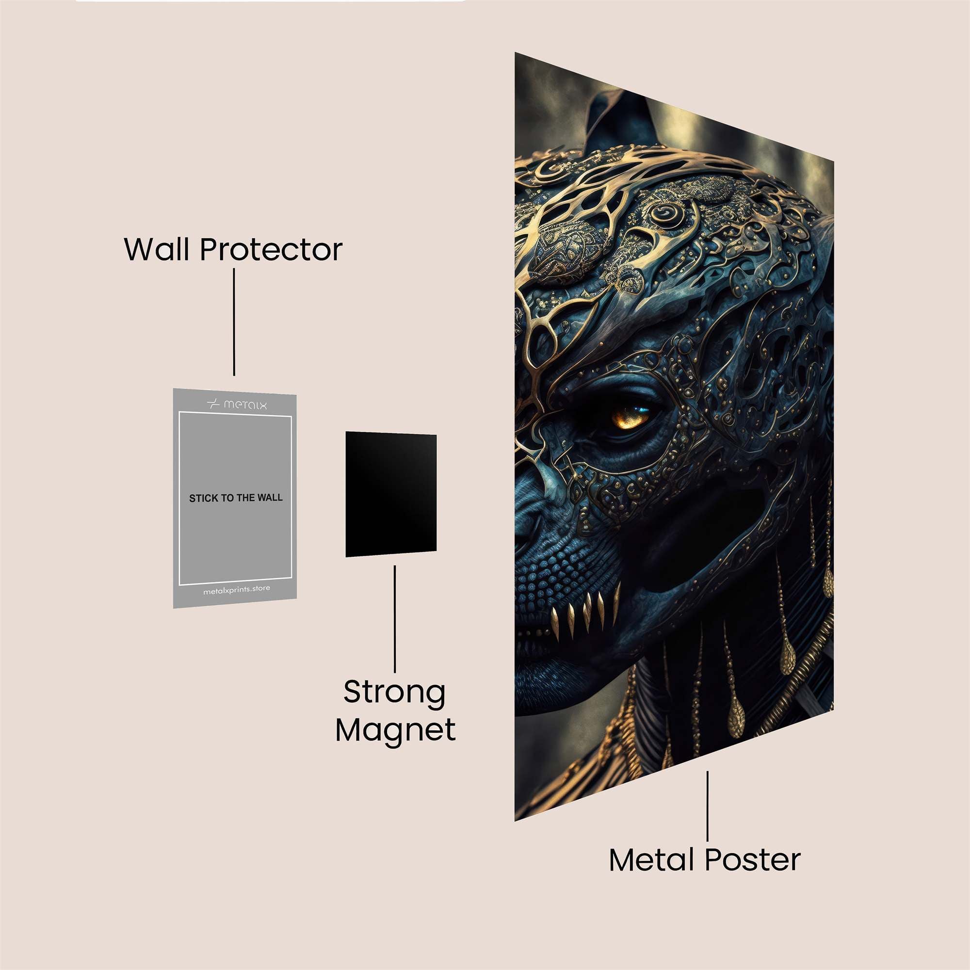 Jaguar Enigma Safe Wall Magnetic / M