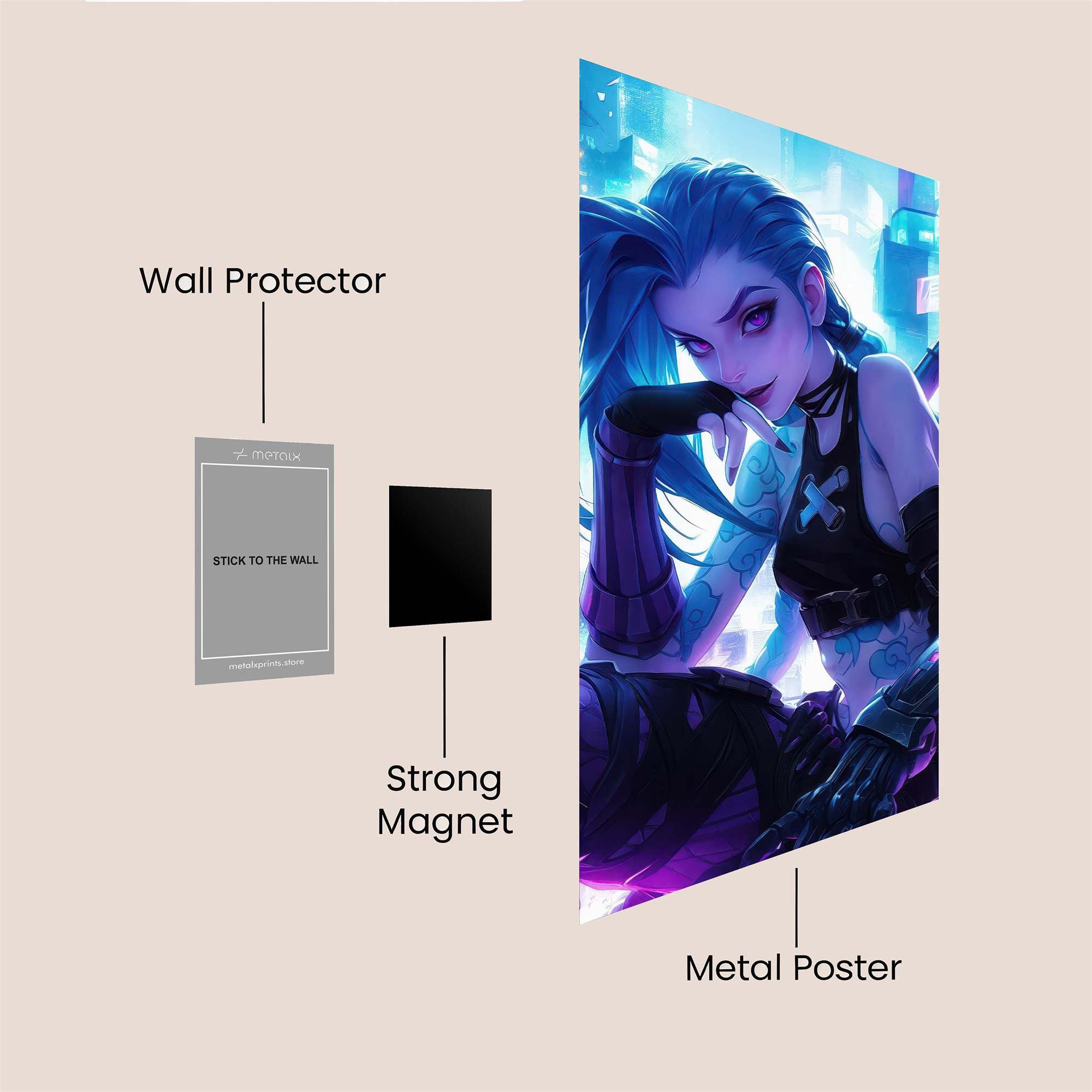 Jinx Enigma Safe Wall Magnetic / M