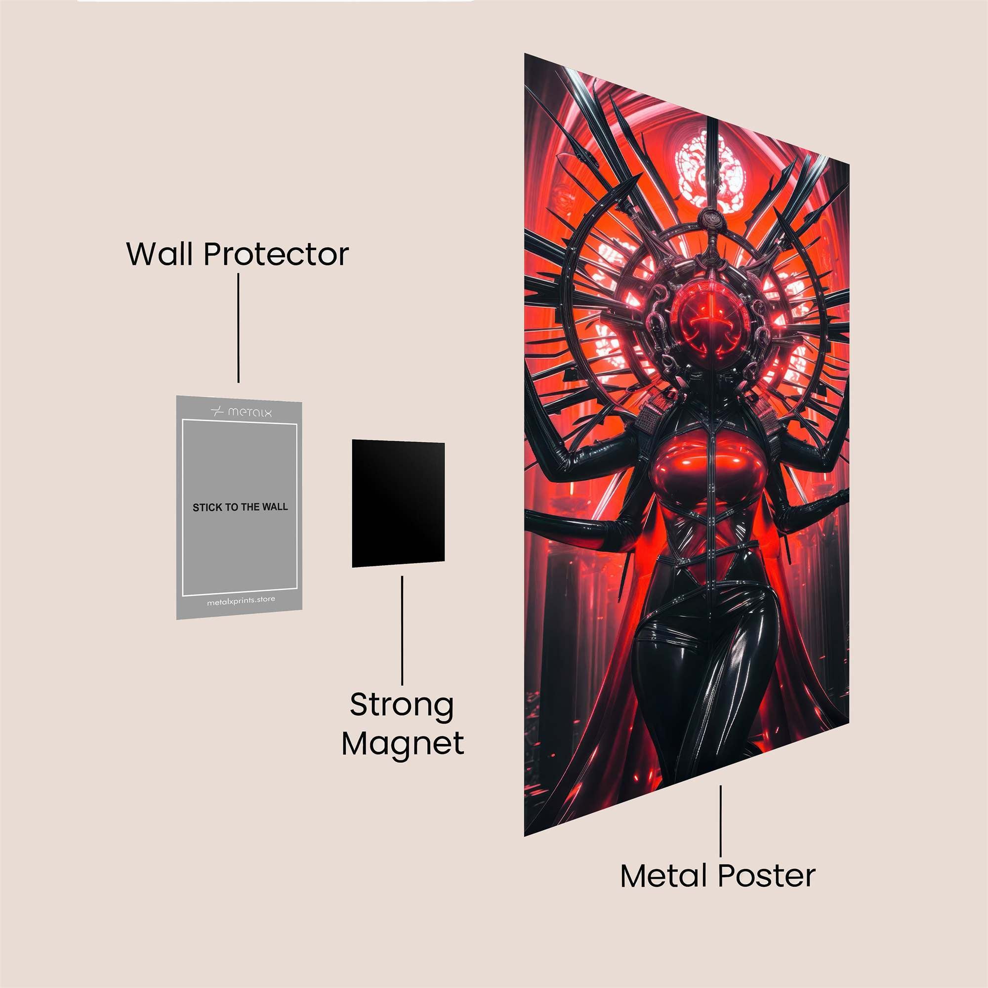 Demon Sovereign Safe Wall Magnetic / M