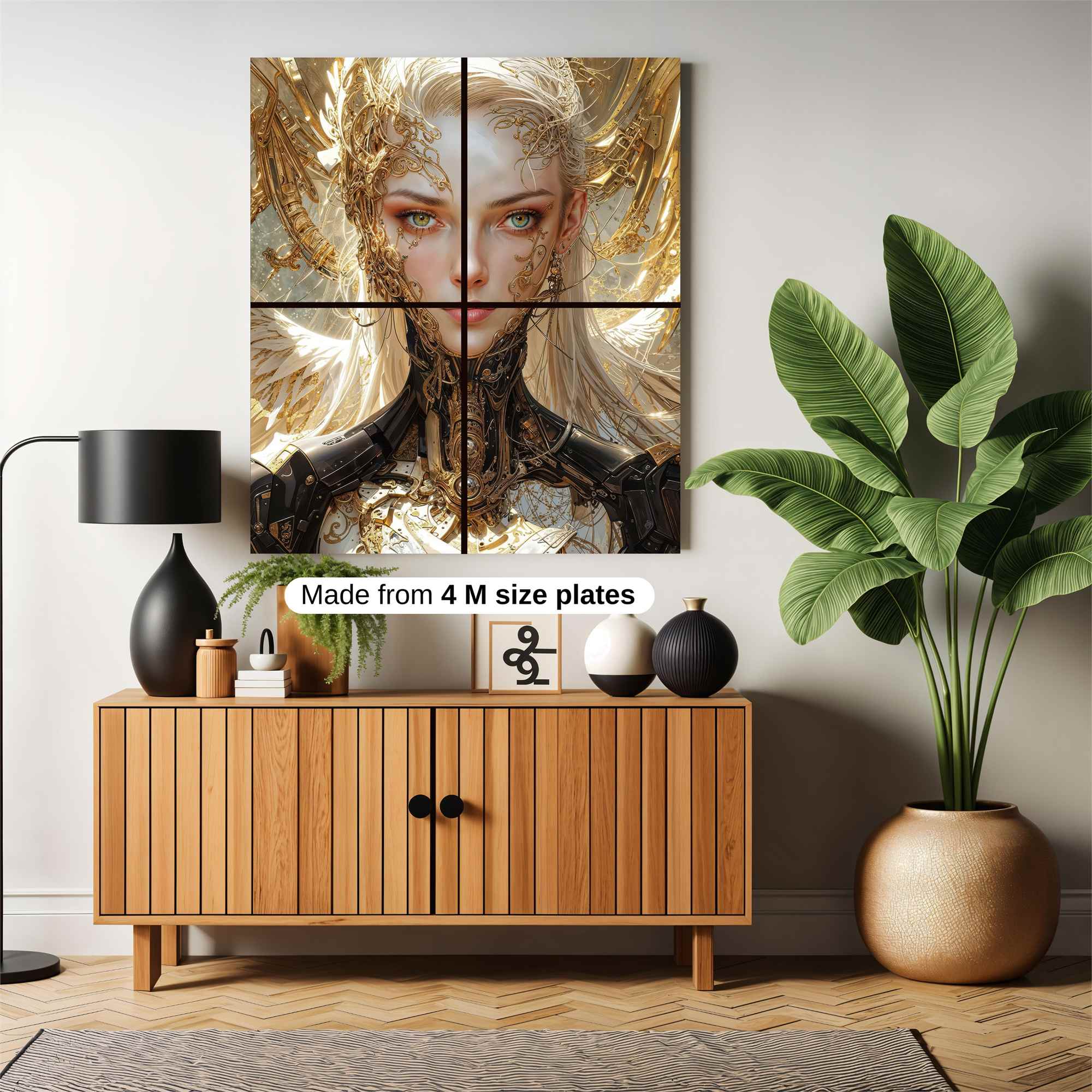 Golden Serenity Safe Wall Magnetic / M