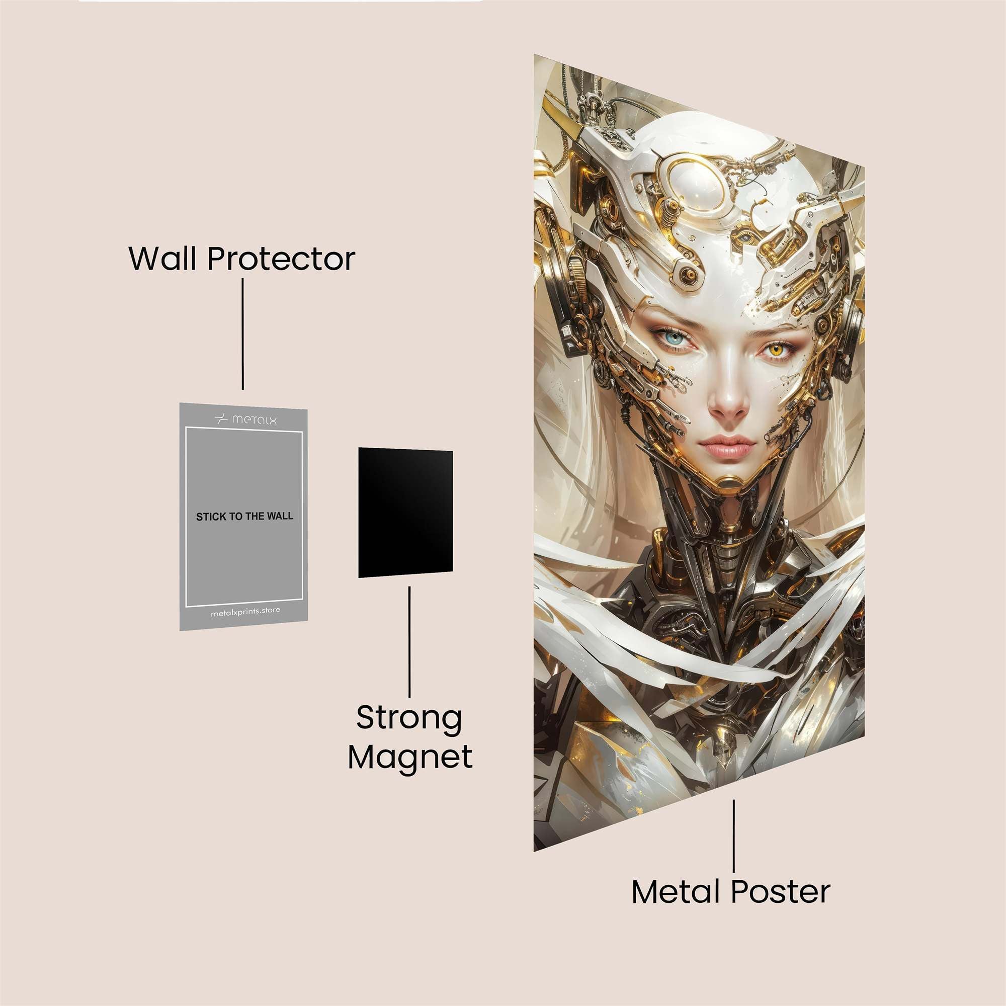 Cyber Angel Safe Wall Magnetic / M