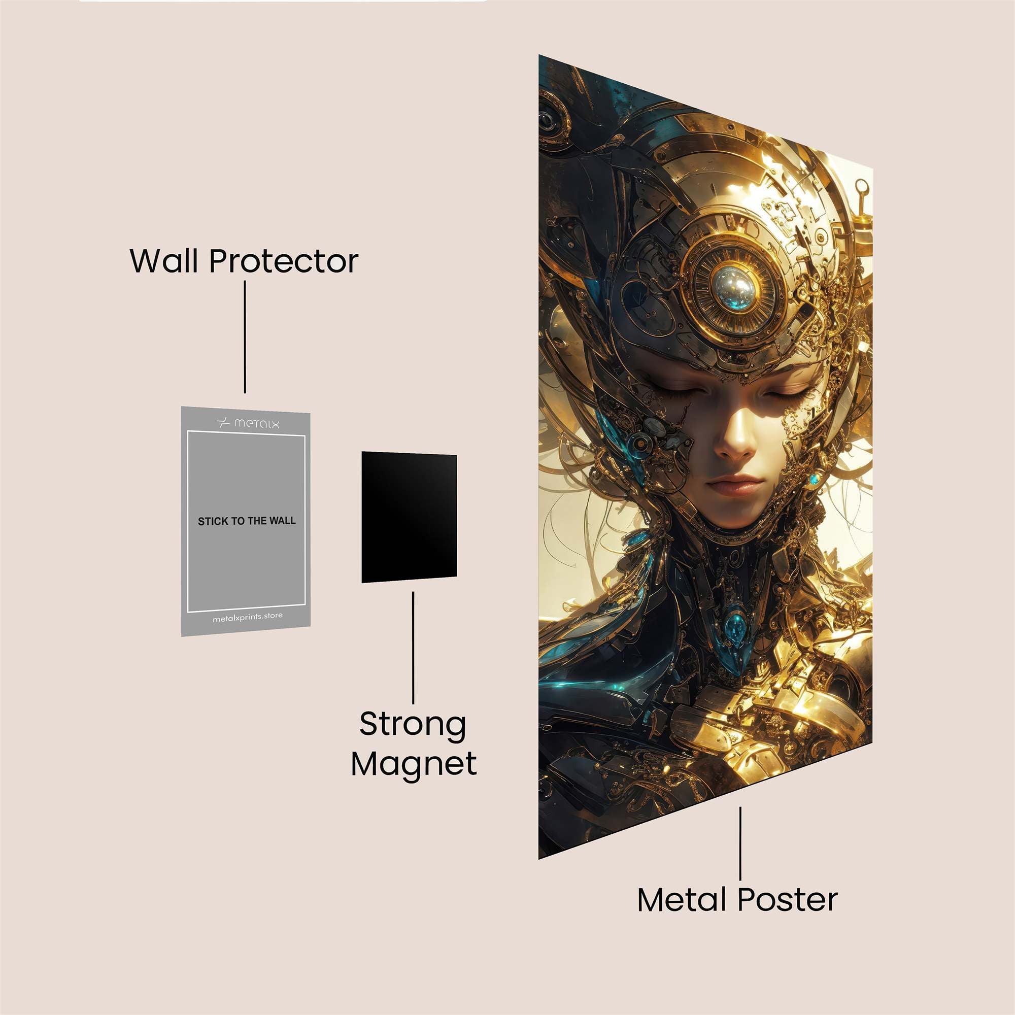 Clockwork Serenity Safe Wall Magnetic / M