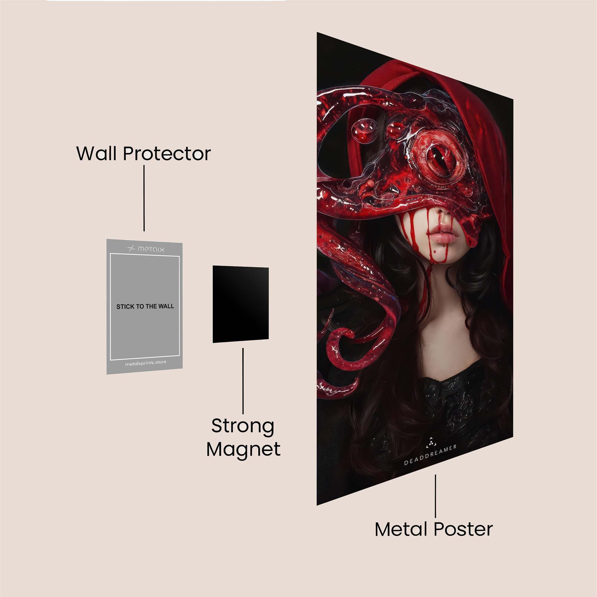 OctoHorror Safe Wall Magnetic / M