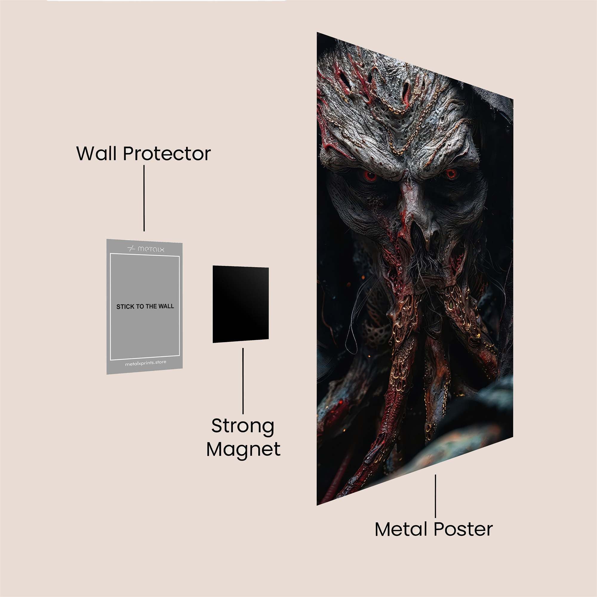 Necrotic Despair Safe Wall Magnetic / M