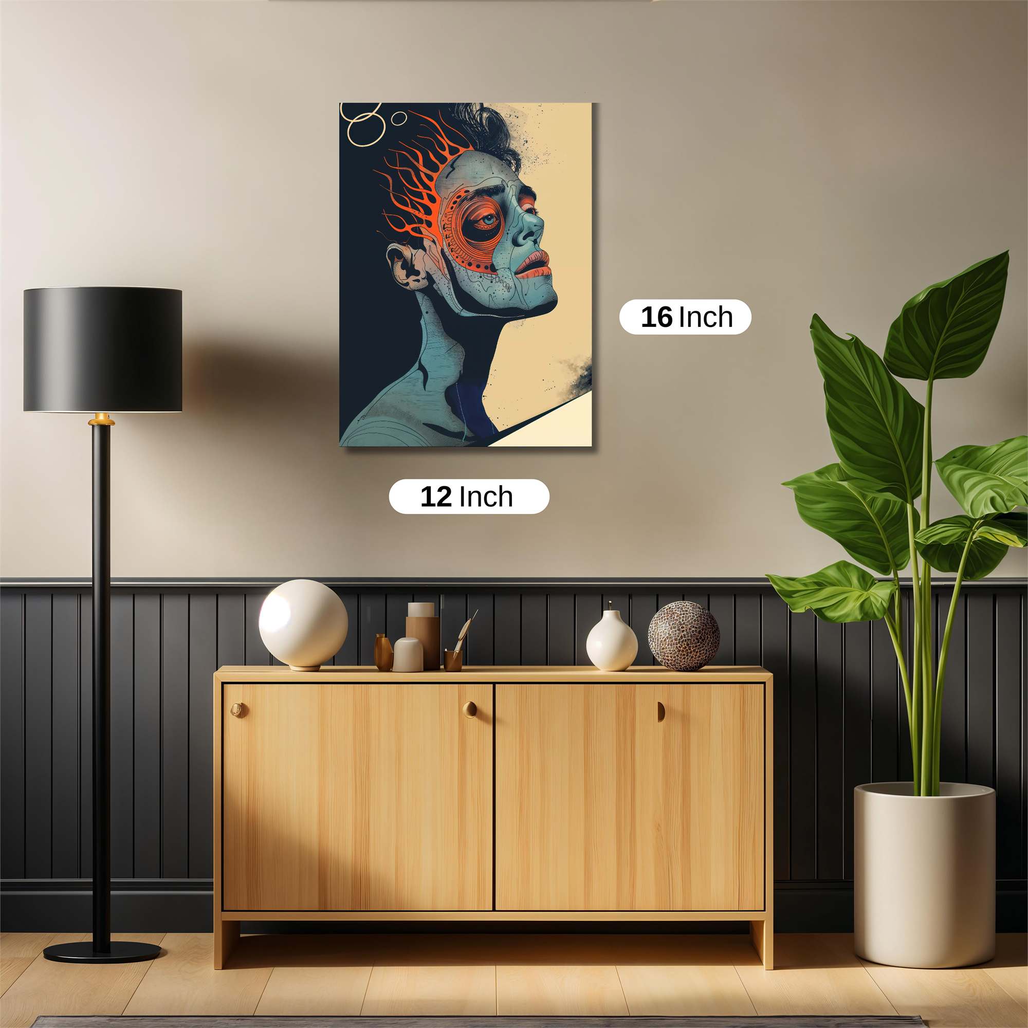 FlameGaze Safe Wall Magnetic / M