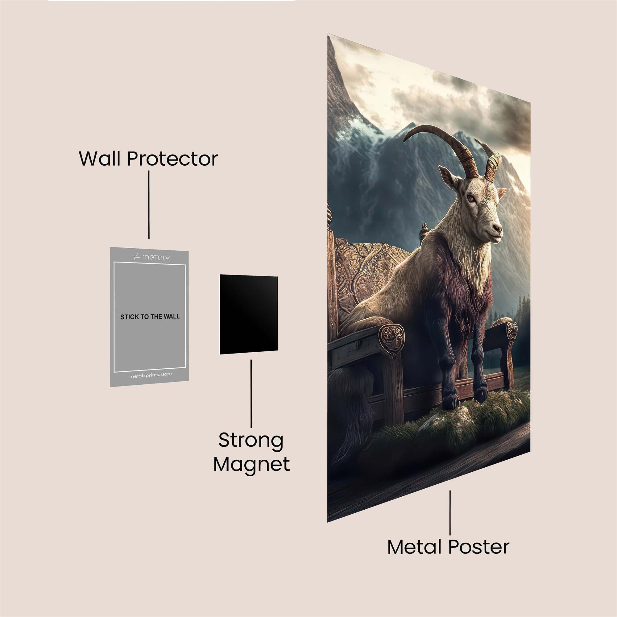 Goat Sovereign Safe Wall Magnetic / M