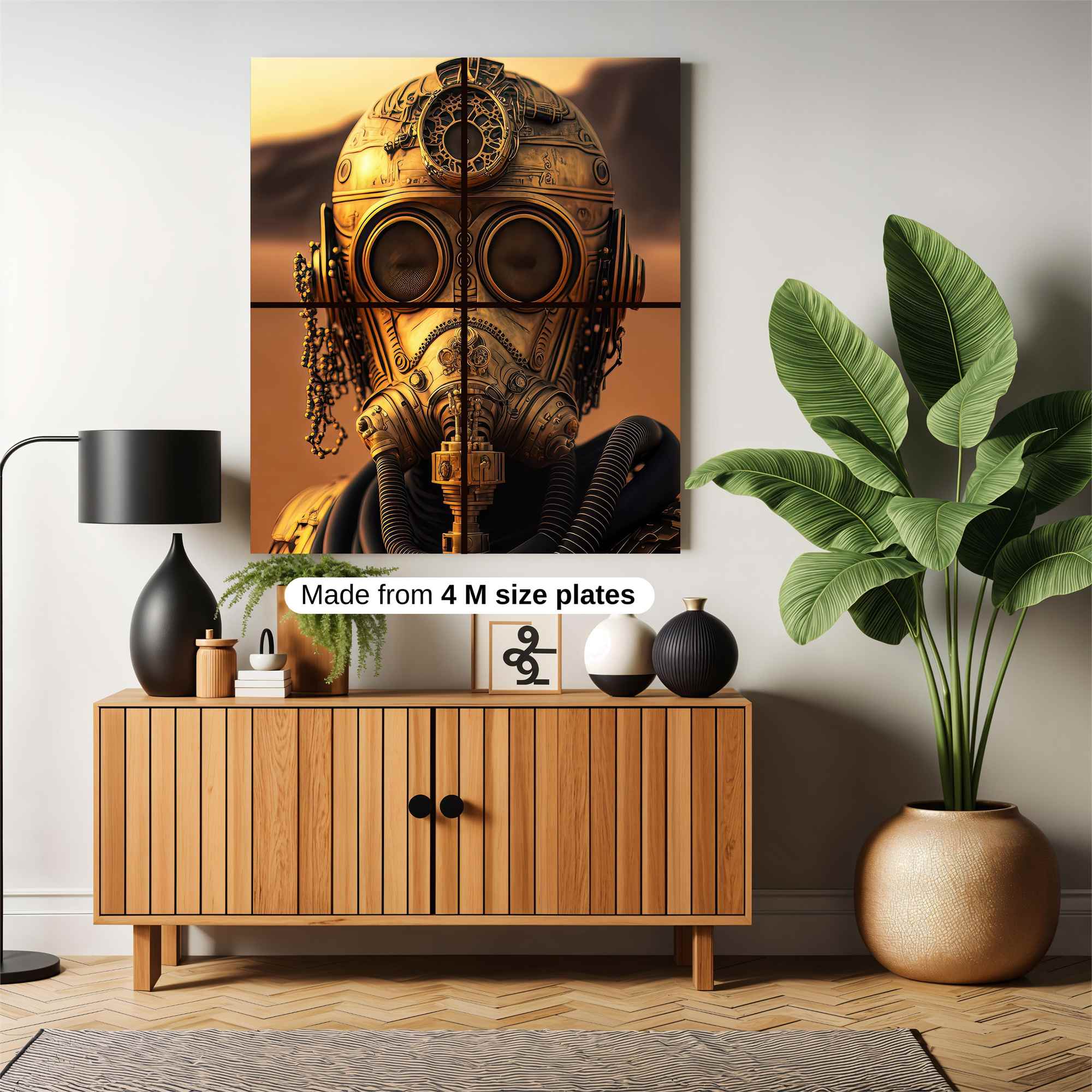 Steampunk Serenity Safe Wall Magnetic / M