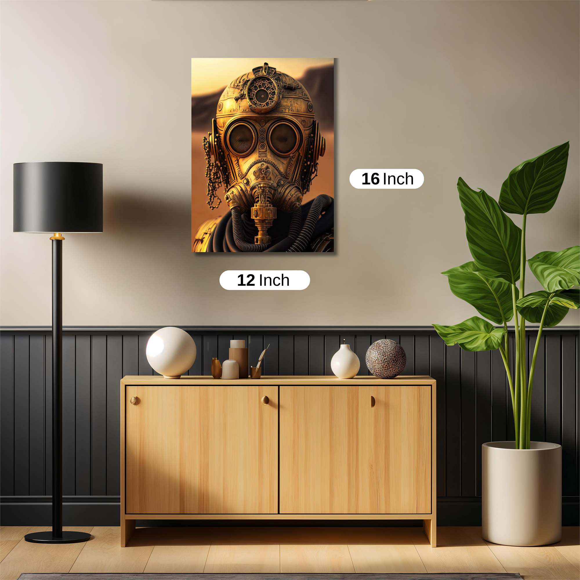 Steampunk Serenity Safe Wall Magnetic / M