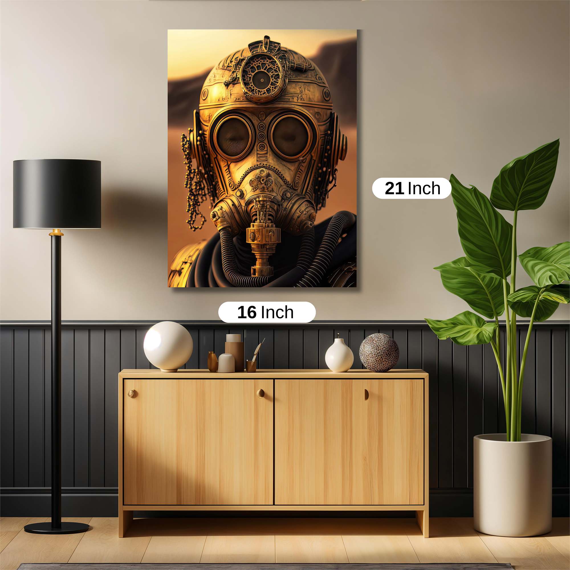 Steampunk Serenity Safe Wall Magnetic / M